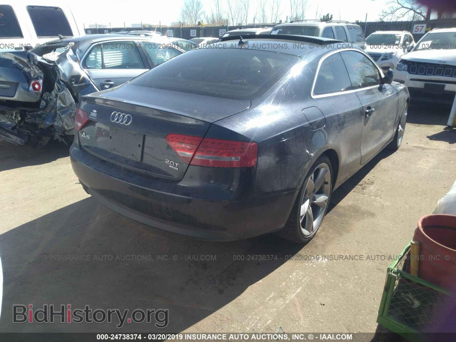 2012 AUDI A5 - VIN: WAULFAFR7CA026985 - Фото 4