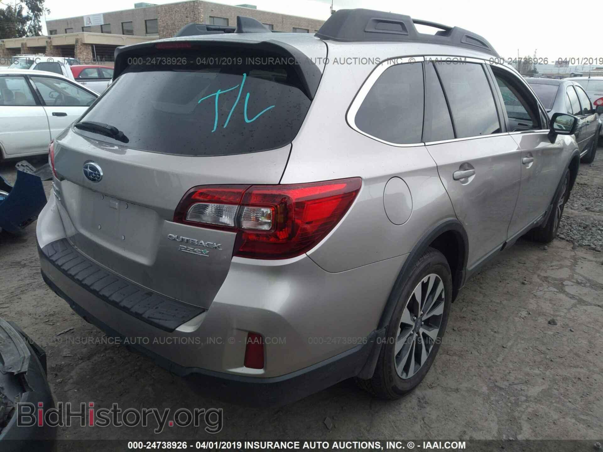 2017 SUBARU OUTBACK - VIN: 4S4BSANC7H3430383 - Фото 4