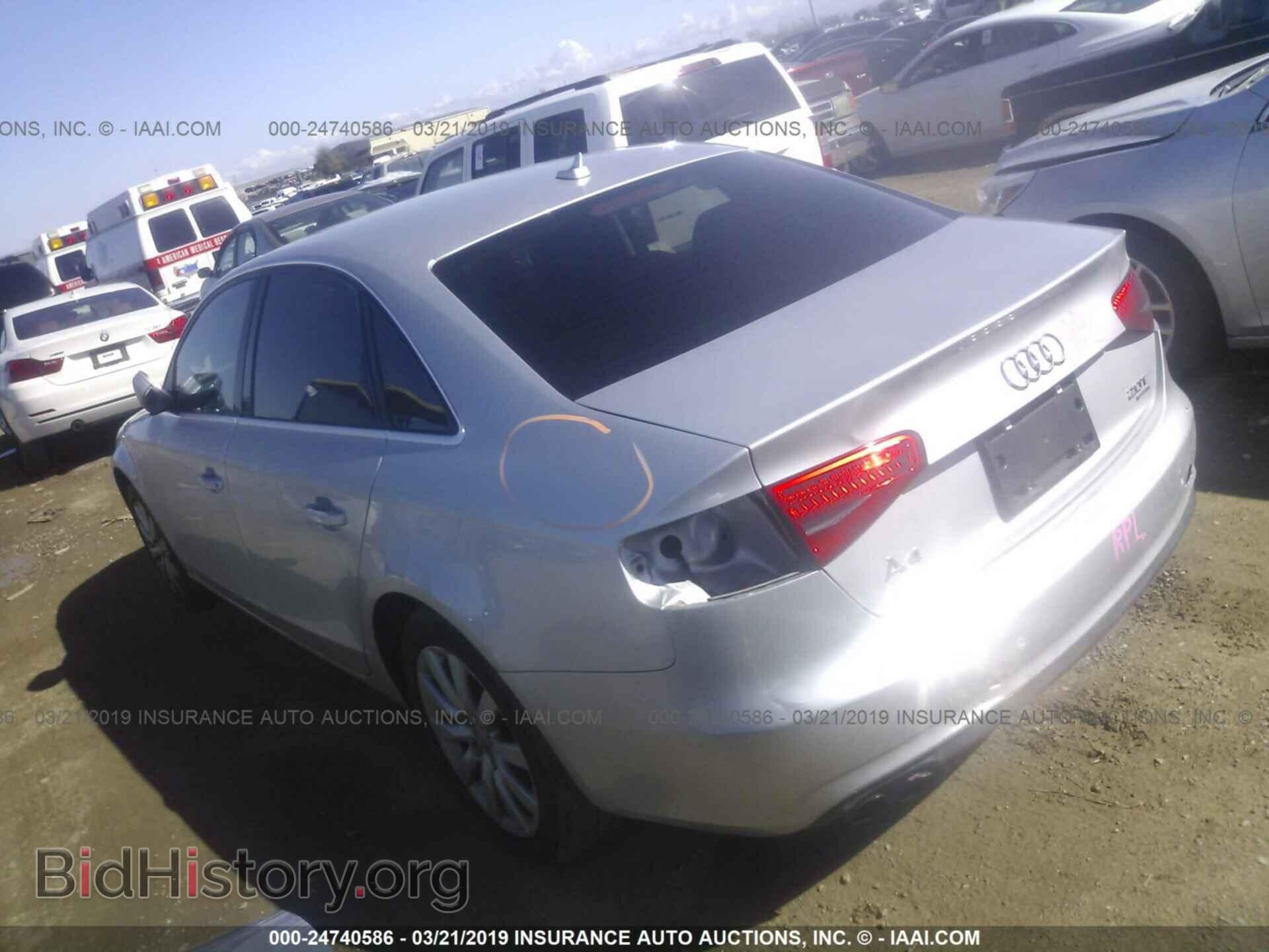 2013 AUDI A4 - VIN: WAUBFAFL5DA162444 - Photo 3