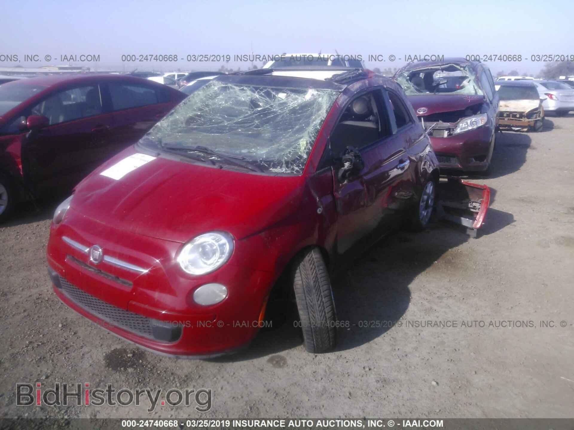 2015 FIAT 500 - VIN: 3C3CFFAR7FT652982 - Фото 2