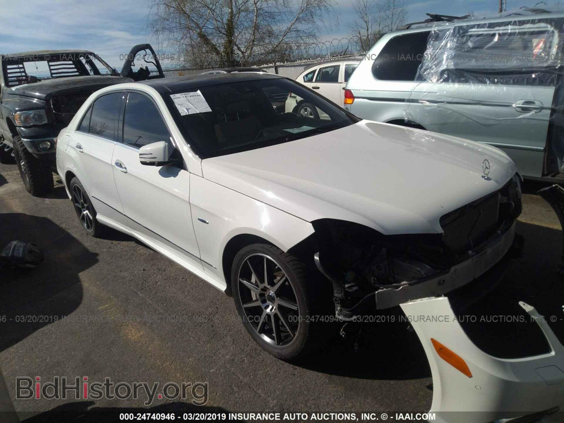 Photo WDDHF9BB6CA553504 - MERCEDES-BENZ E 2012
