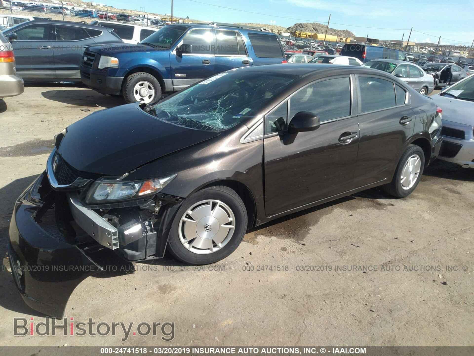 2013 HONDA CIVIC - VIN: 2HGFB2F69DH557861 - Фото 2