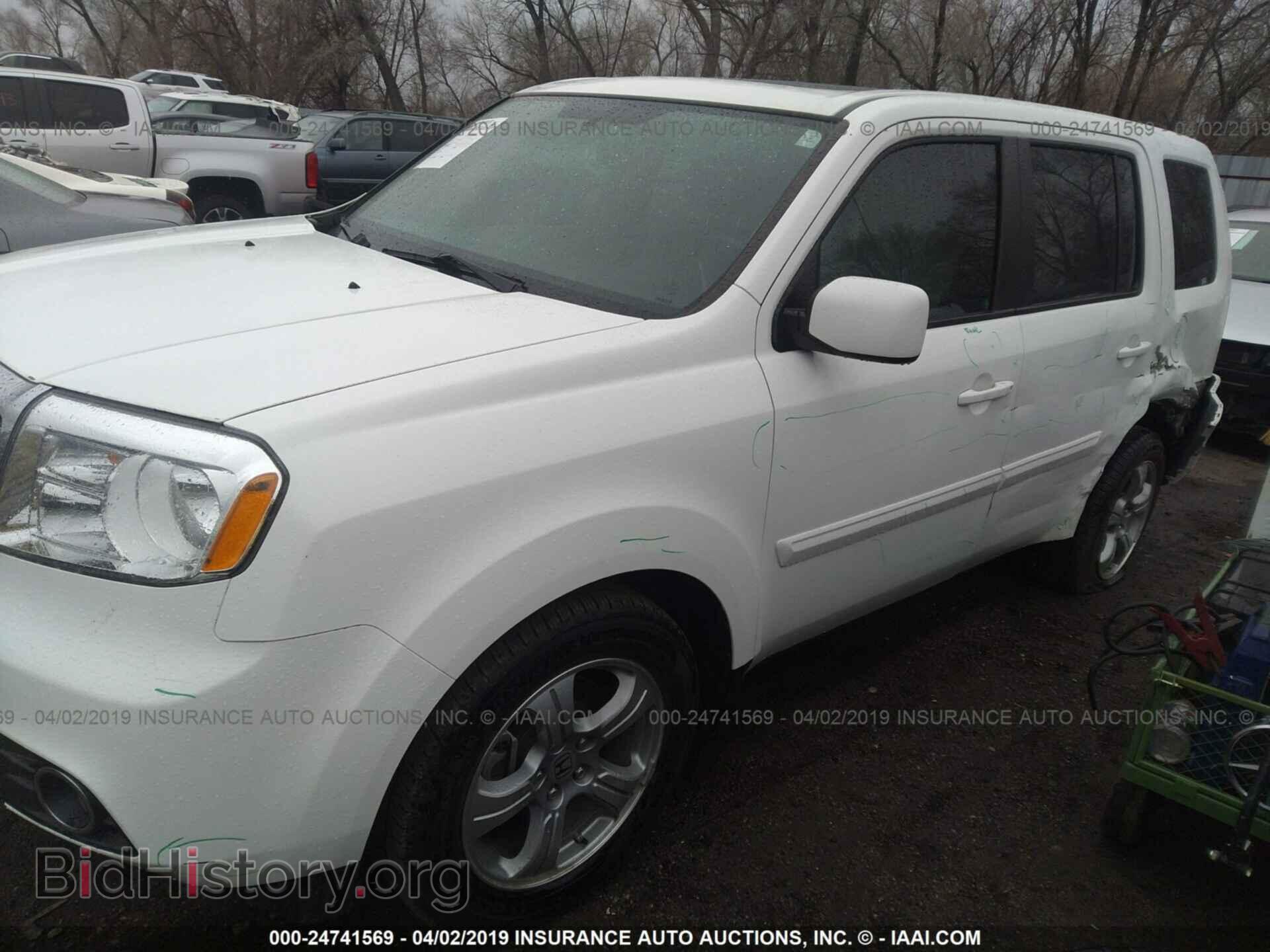 2014 HONDA PILOT - VIN: 5FNYF3H53EB001865 - Фото 2