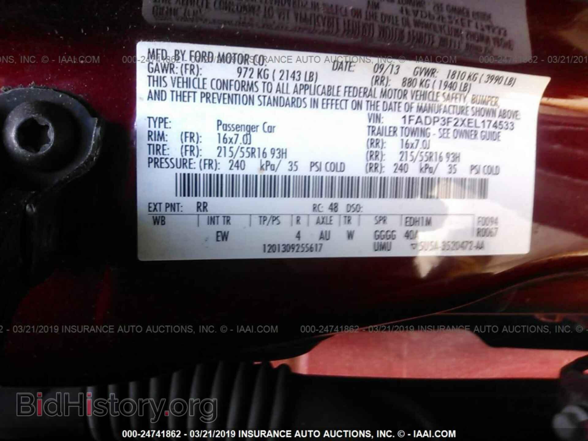 2014 FORD FOCUS - VIN: 1FADP3F2XEL174533 - Photo 9