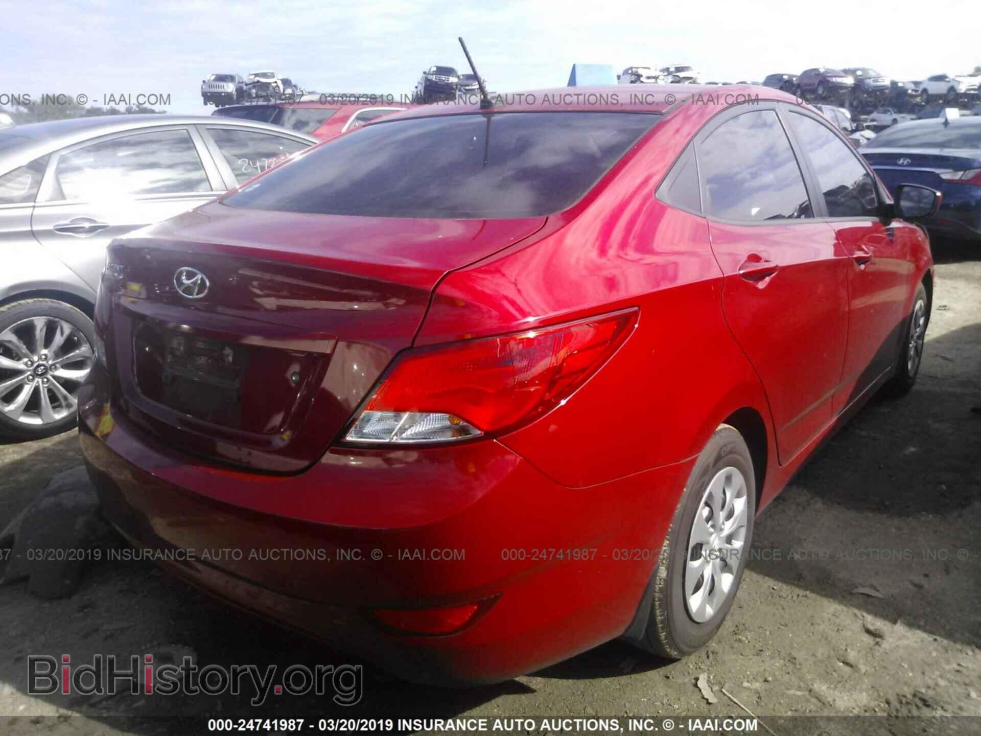 2016 HYUNDAI ACCENT - VIN: KMHCT4AE7GU111245 - Фото 4
