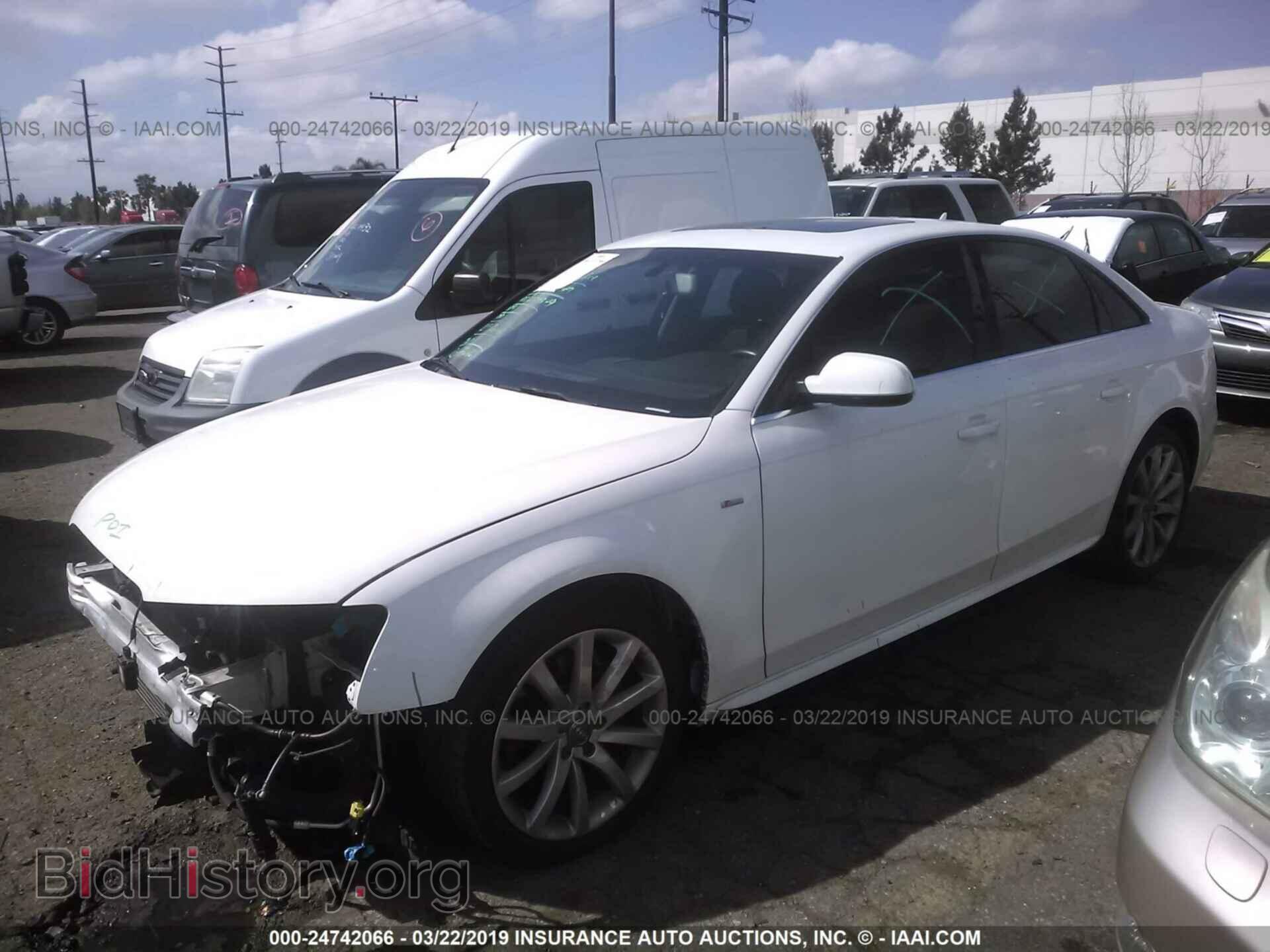 2014 AUDI A4 - VIN: WAUAFAFL7EN014222 - Фото 2