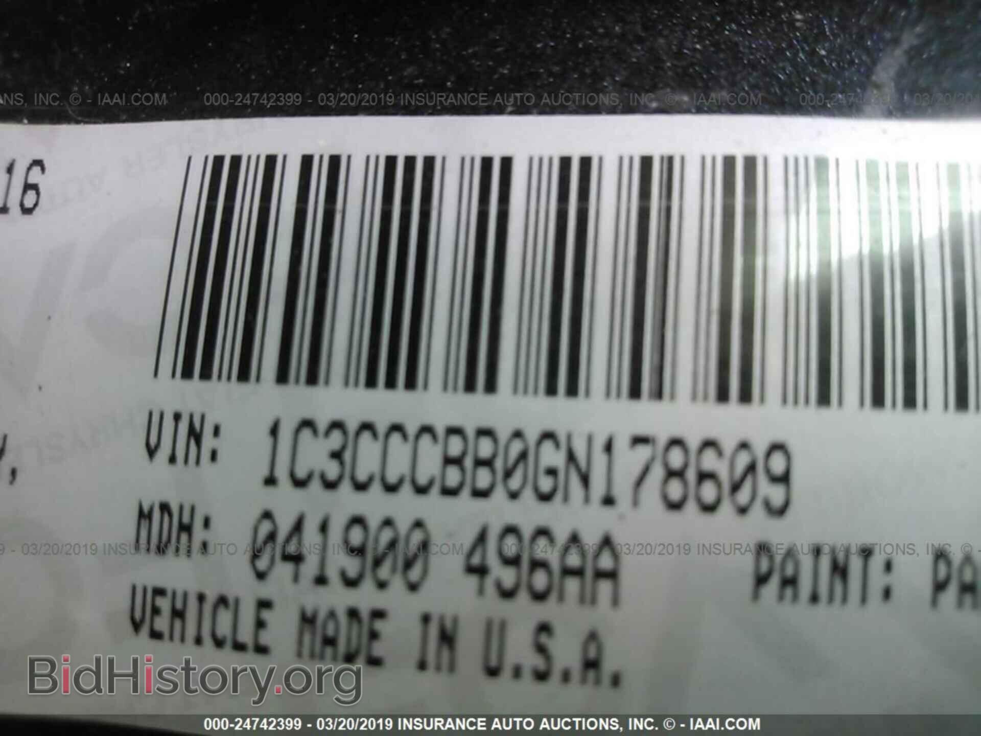 2016 CHRYSLER 200 - VIN: 1C3CCCBB0GN178609 - Photo 9