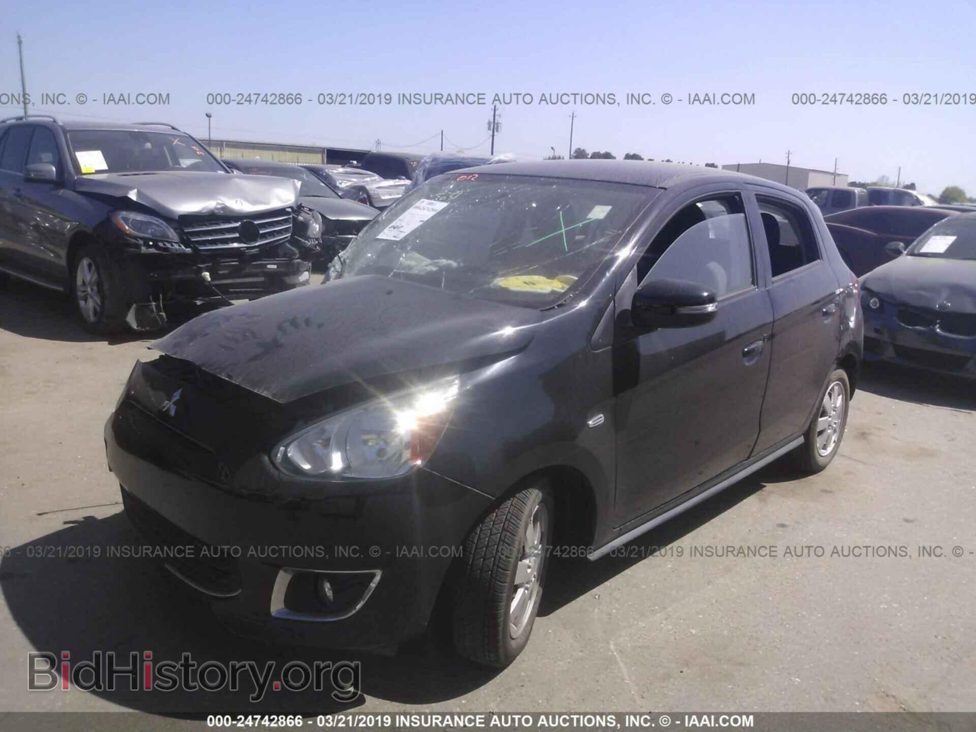 2015 MITSUBISHI MIRAGE - VIN: ML32A4HJ3FH053010 - Фото 2