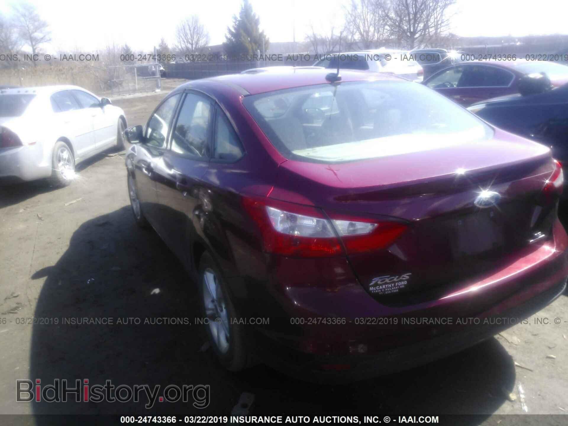 2013 FORD FOCUS - VIN: 1FADP3F22DL318008 - Фото 3