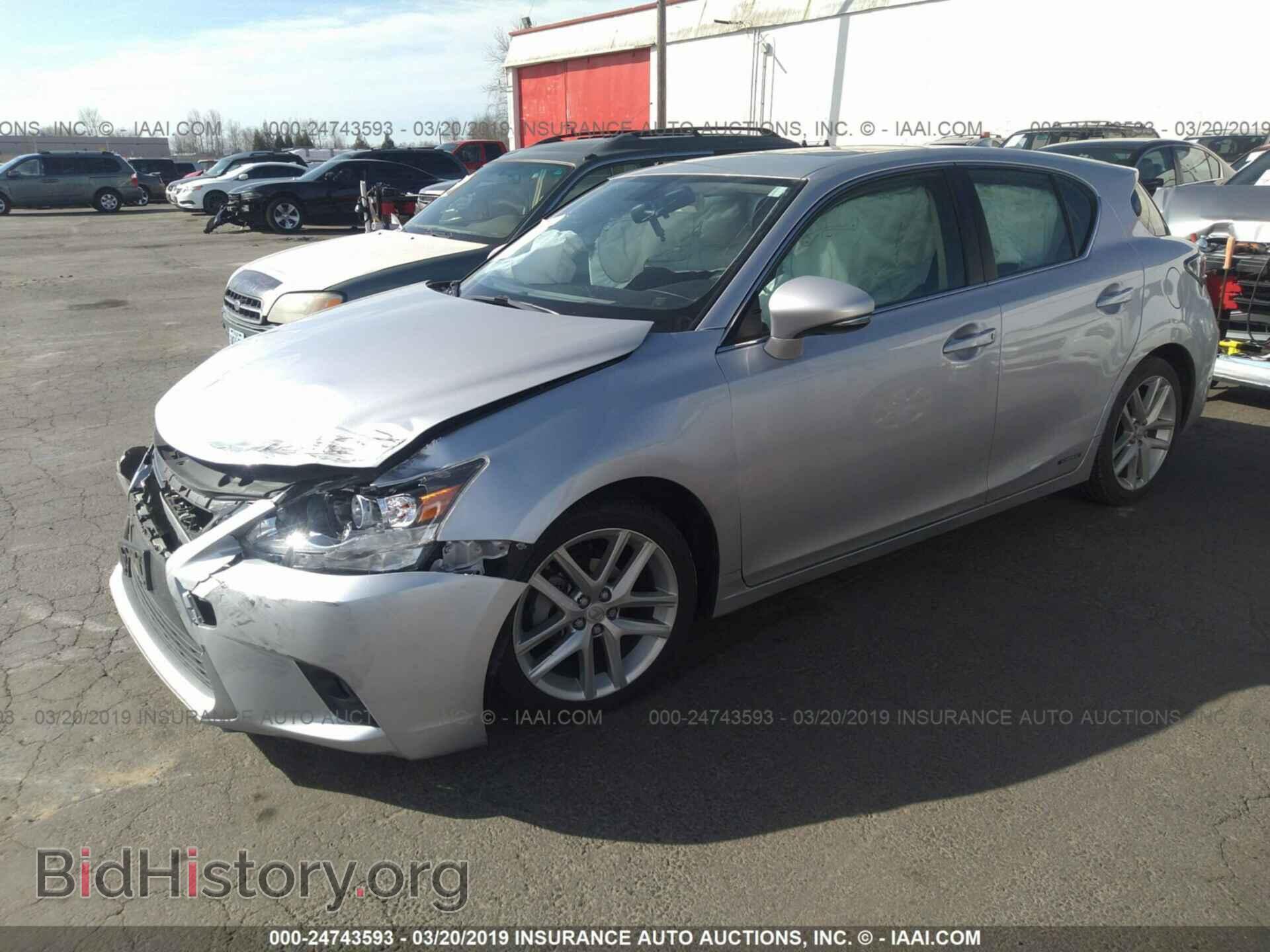 2015 LEXUS CT - VIN: JTHKD5BH0F2233708 - Фото 2