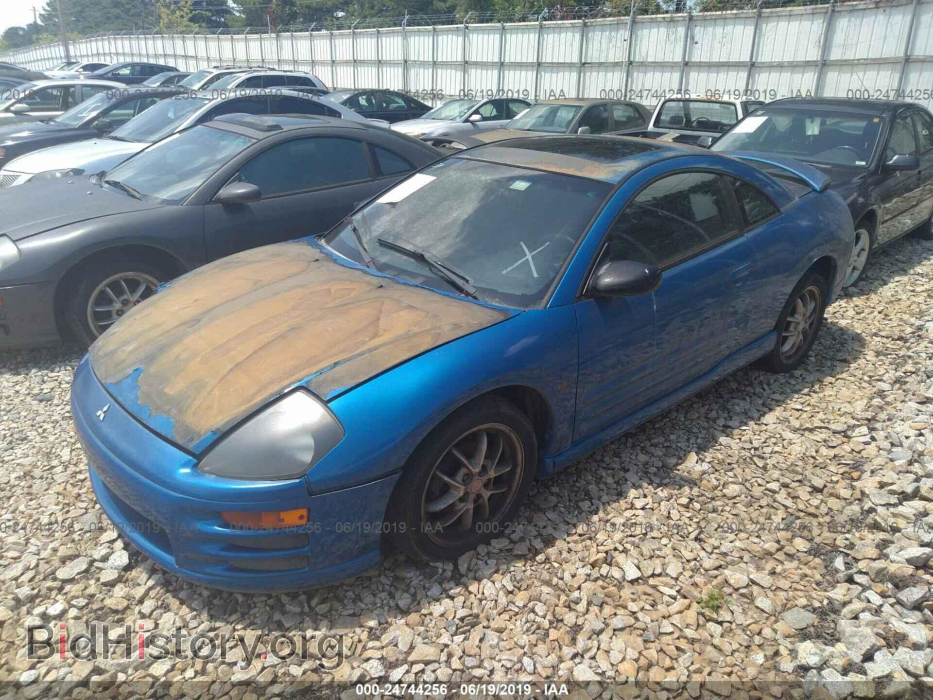 2002 MITSUBISHI ECLIPSE - VIN: 4A3AC54H32E058499 - Photo 2