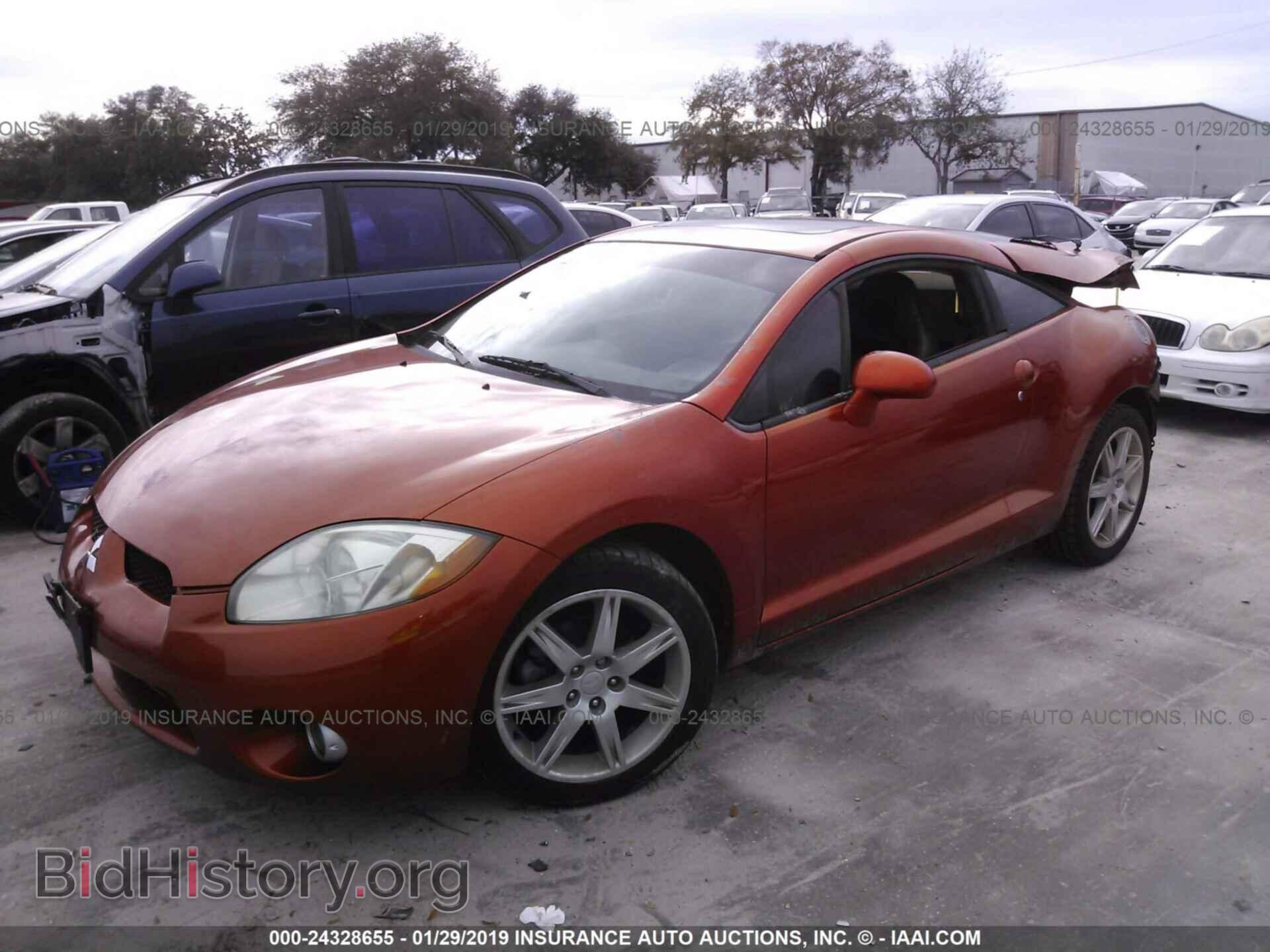 2007 MITSUBISHI ECLIPSE - VIN: 4A3AK64F67E067650 - Фото 2