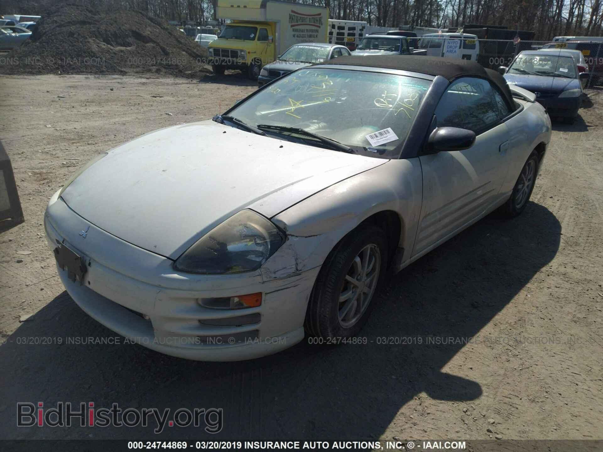 2002 MITSUBISHI ECLIPSE - VIN: 4A3AE45G42E032634 - Photo 2