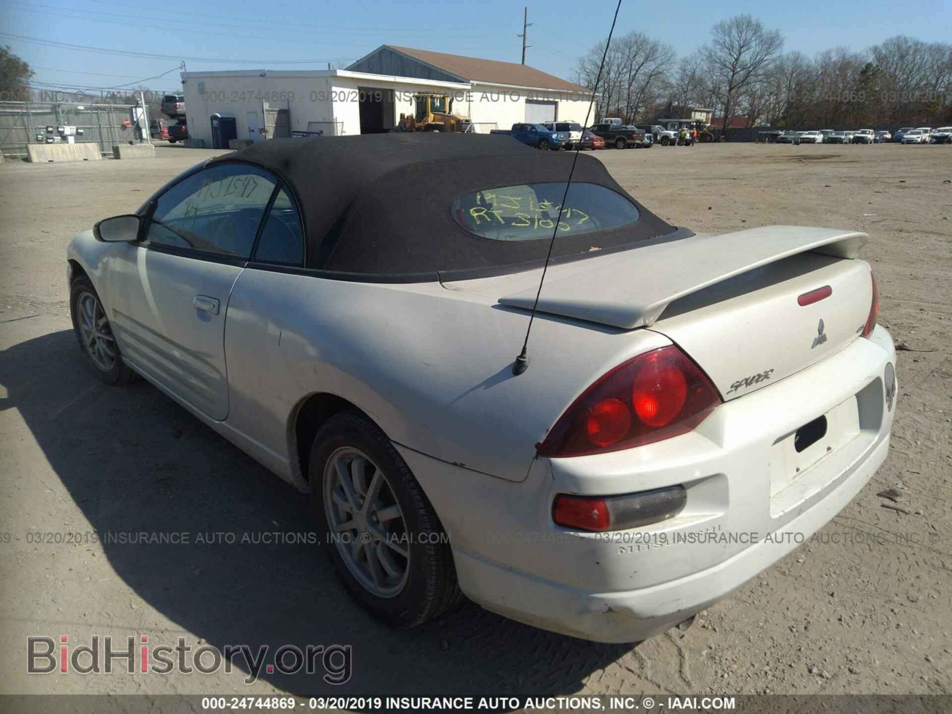 2002 MITSUBISHI ECLIPSE - VIN: 4A3AE45G42E032634 - Photo 3
