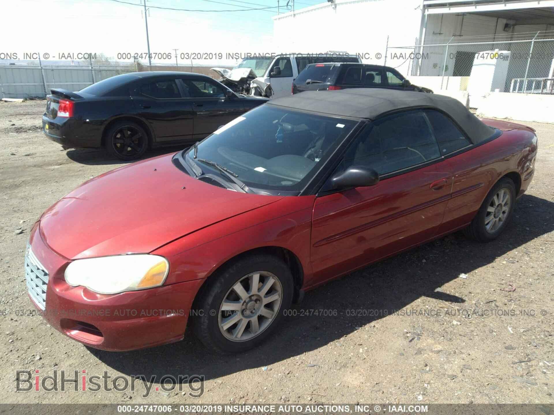 2004 CHRYSLER SEBRING - VIN: 1C3EL75R04N347130 - Фото 2
