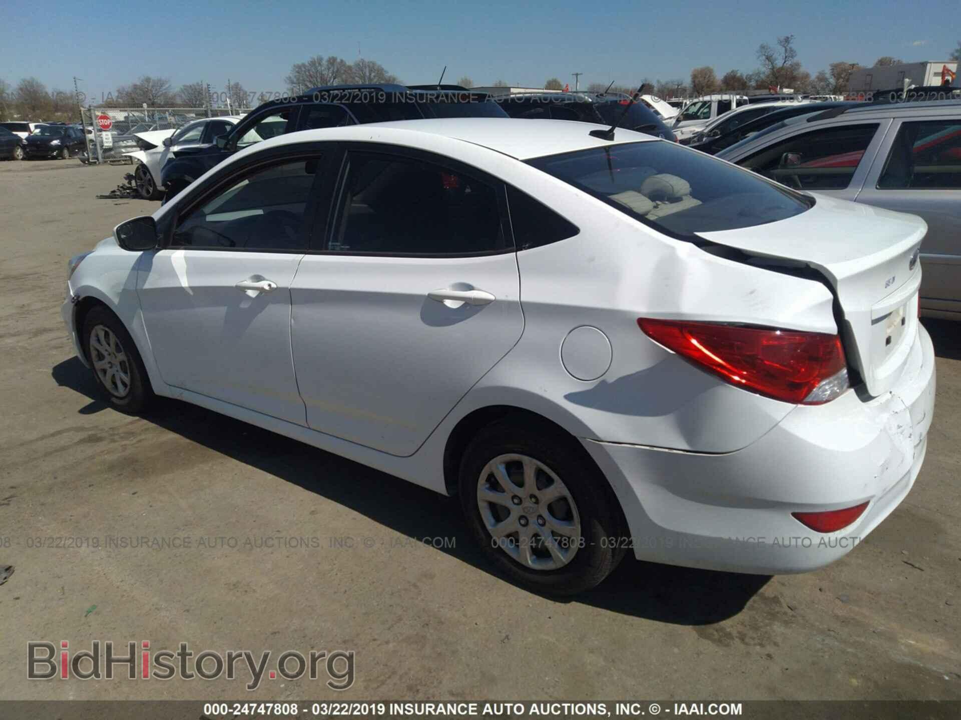 2014 HYUNDAI ACCENT - VIN: KMHCT4AEXEU674920 - Фото 3