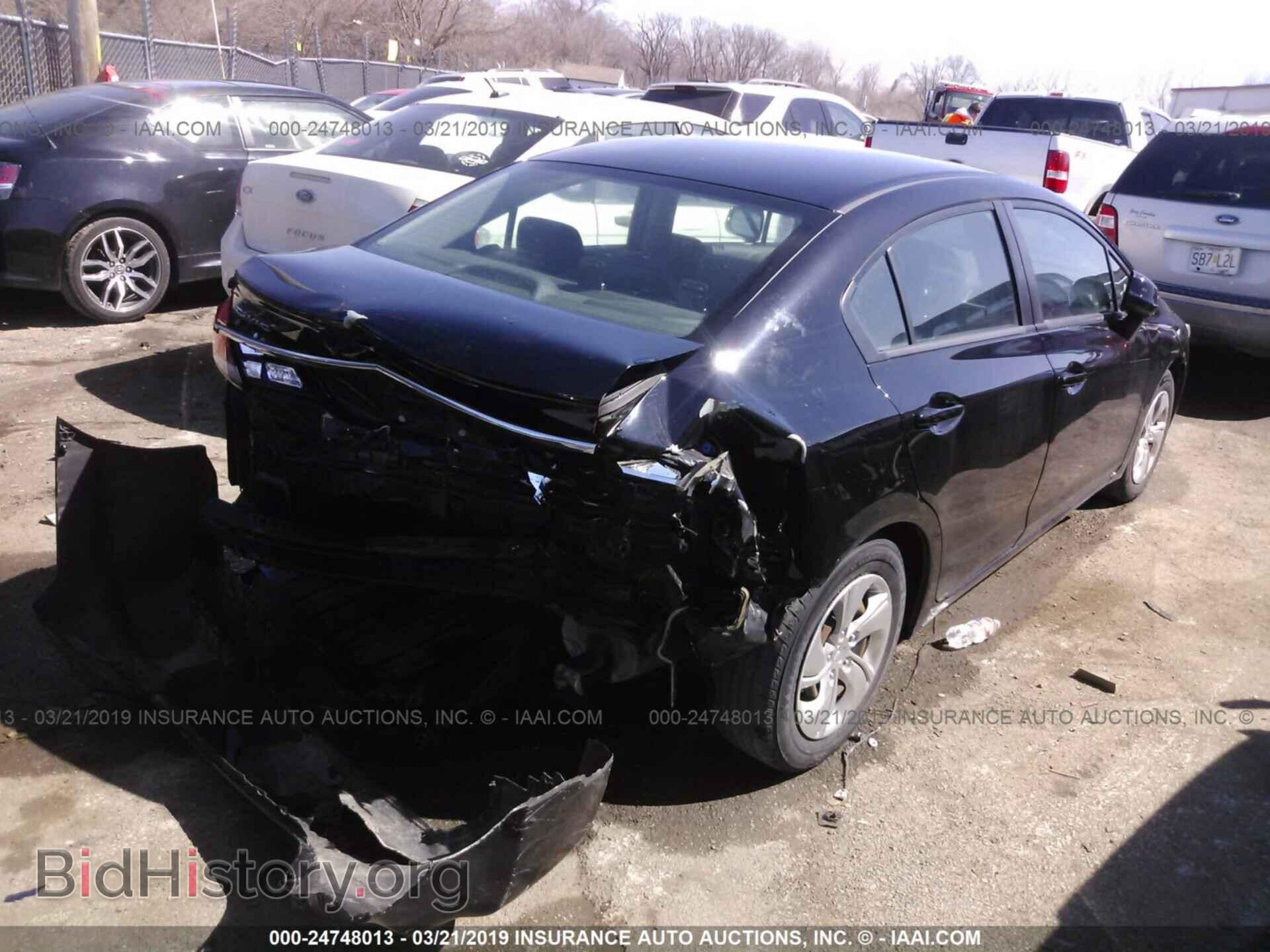 2013 HONDA CIVIC - VIN: 19XFB2E5XDE028776 - Фото 4
