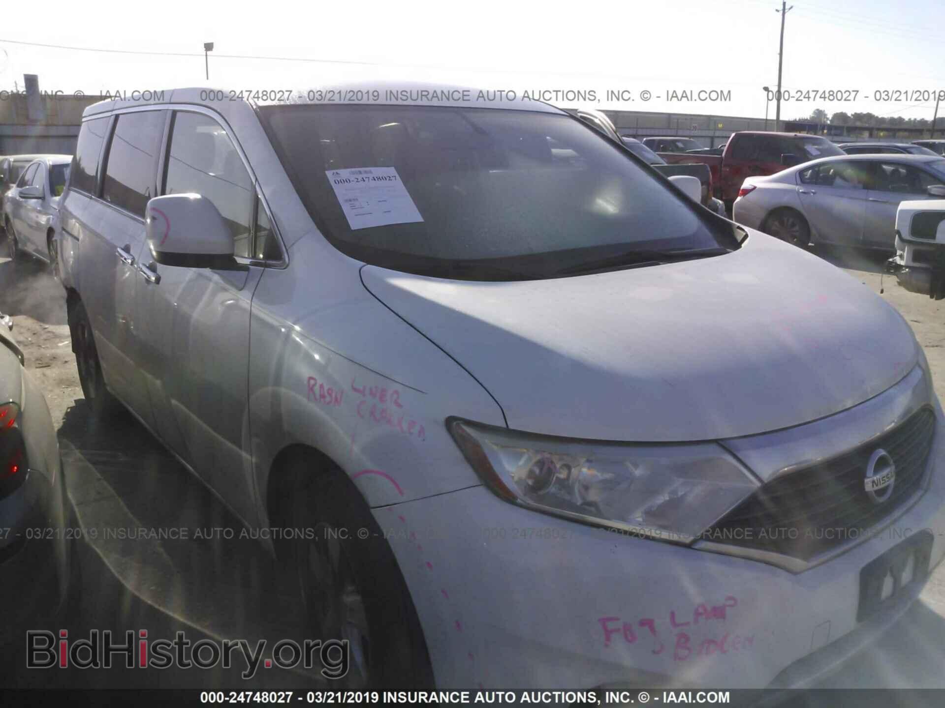 Фотография JN8AE2KP1C9032326 - NISSAN QUEST 2012