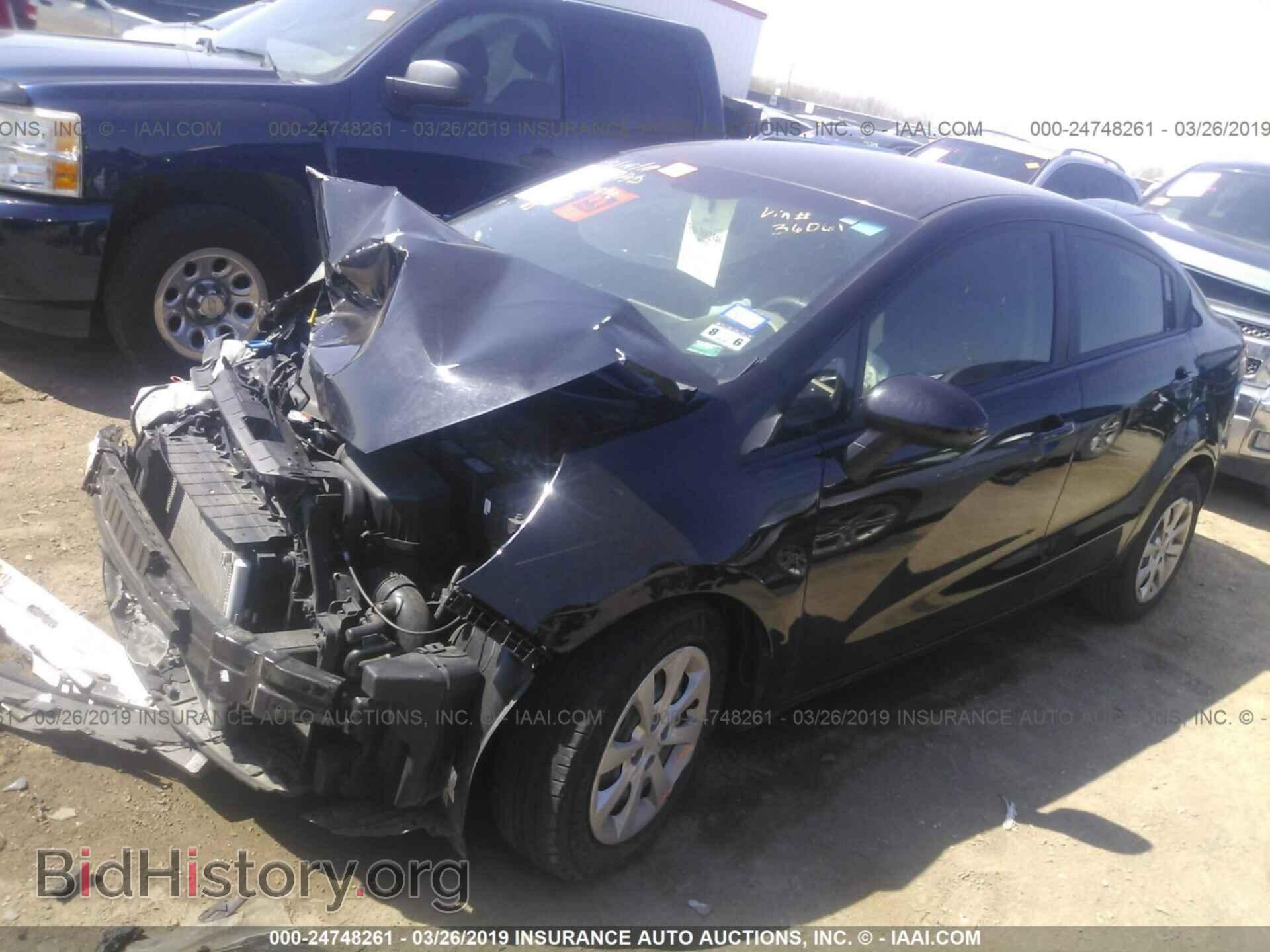 2015 KIA RIO - VIN: KNADM4A35F6436061 - Фото 2