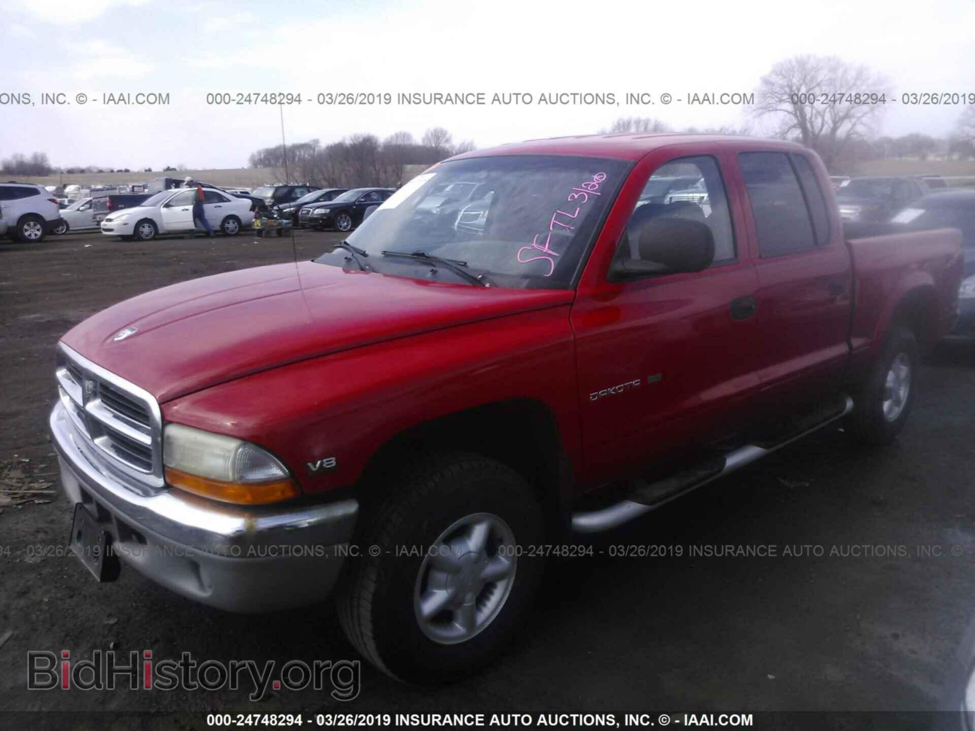 2000 DODGE DAKOTA - VIN: 1B7GG2AN2YS752458 - Фото 2