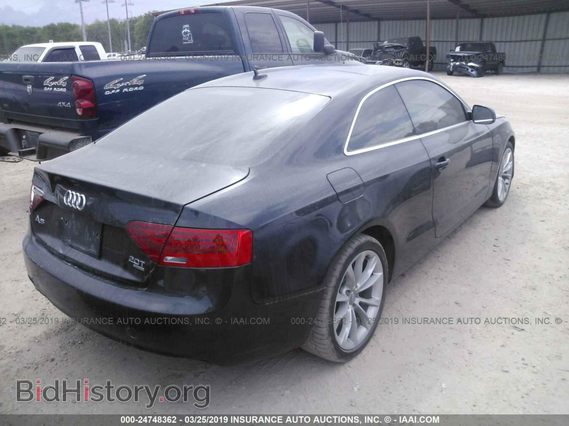 2013 AUDI A5 - VIN: WAULFAFR6DA079159 - Фото 4