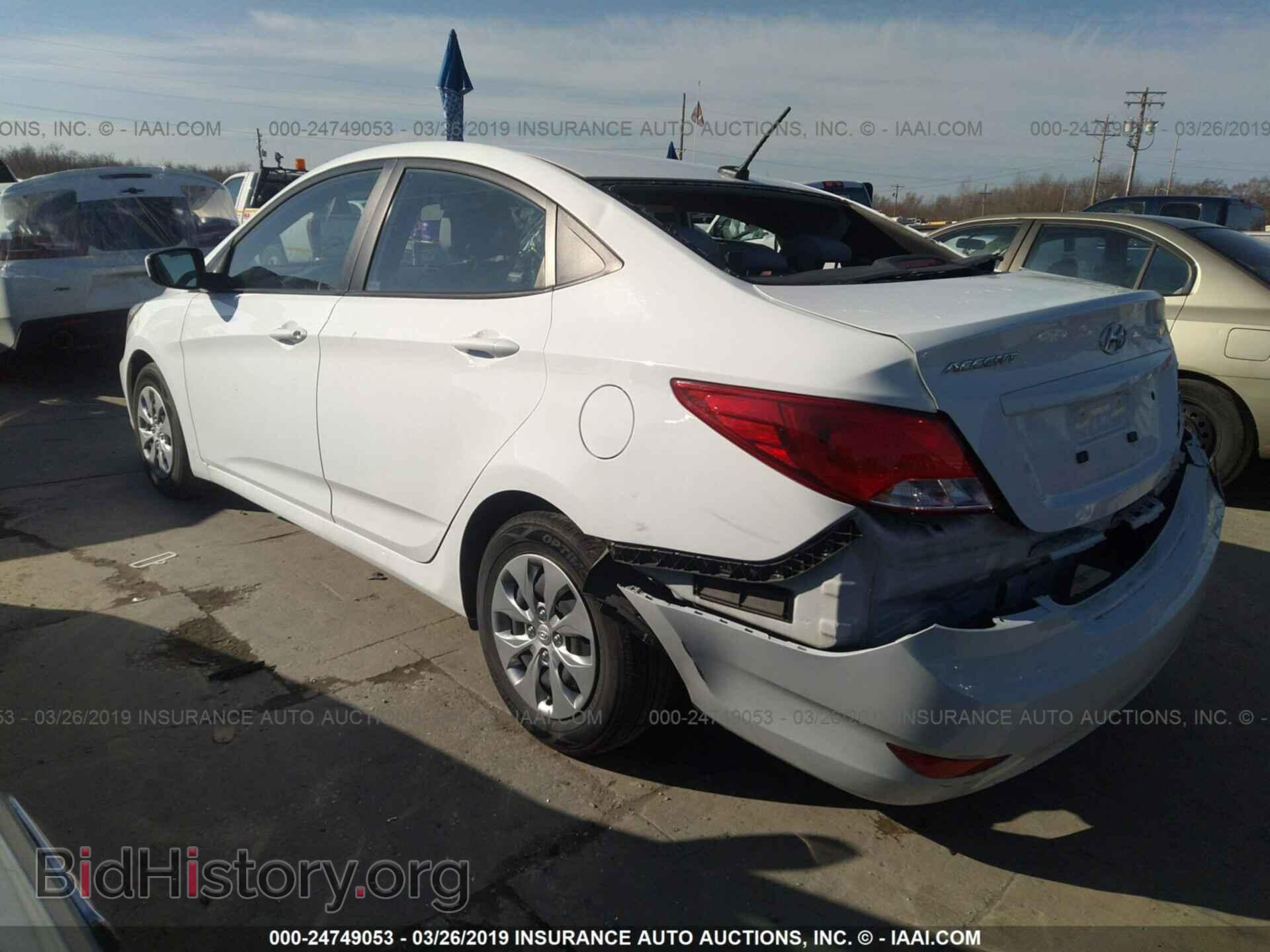 2016 HYUNDAI ACCENT - VIN: KMHCT4AEXGU094098 - Фото 3