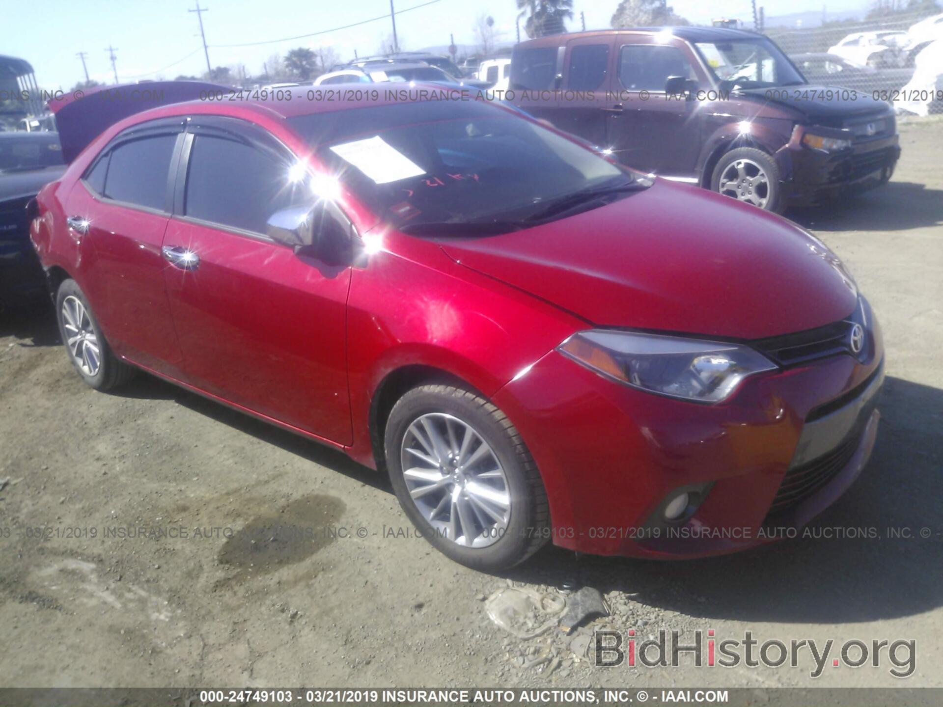 Photo 2T1BURHE5FC378847 - TOYOTA COROLLA 2015