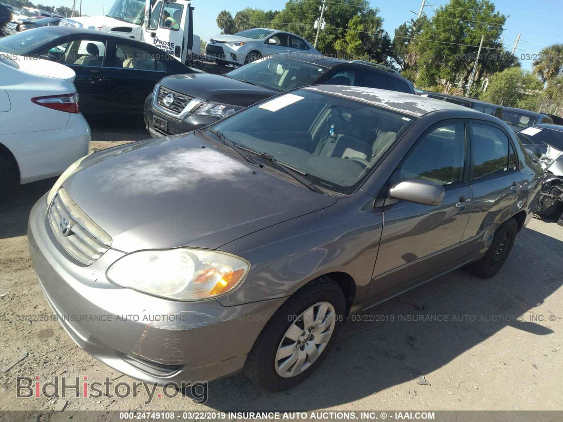 2003 TOYOTA COROLLA - VIN: 1NXBR32E63Z077635 - Фото 2