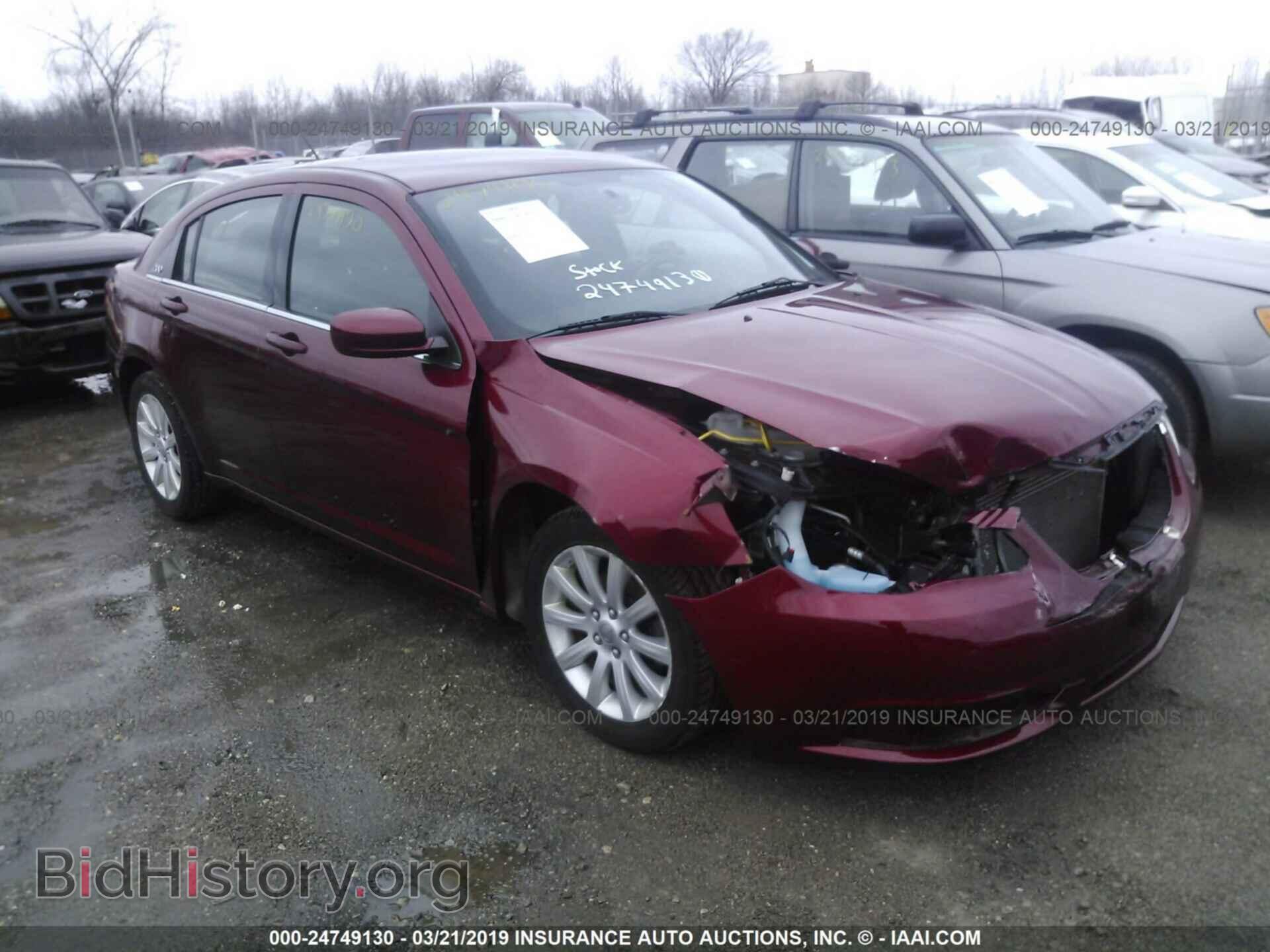 Фотография 1C3CCBBB9CN288210 - CHRYSLER 200 2012