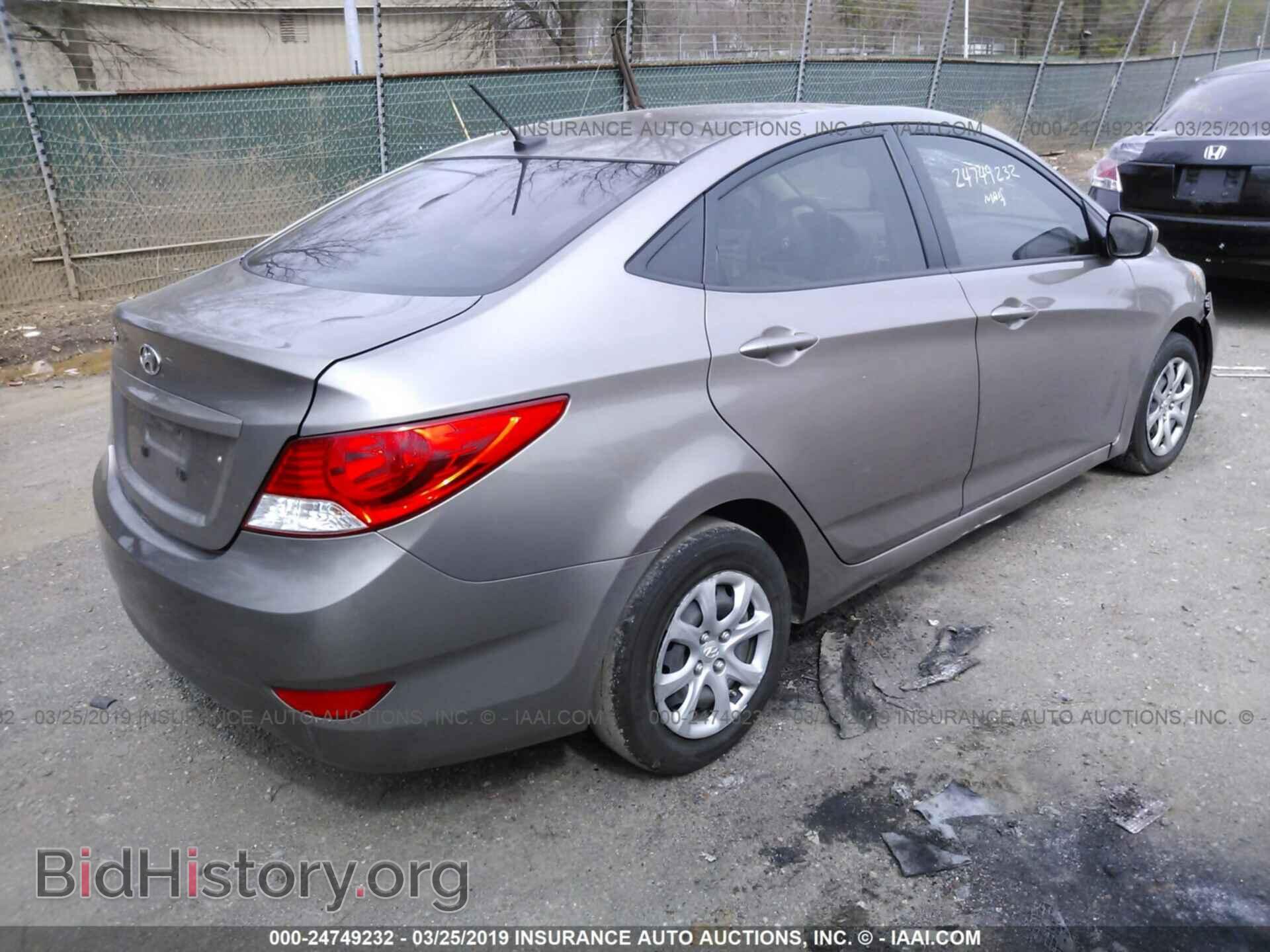 2014 HYUNDAI ACCENT - VIN: KMHCT4AEXEU640539 - Фото 4