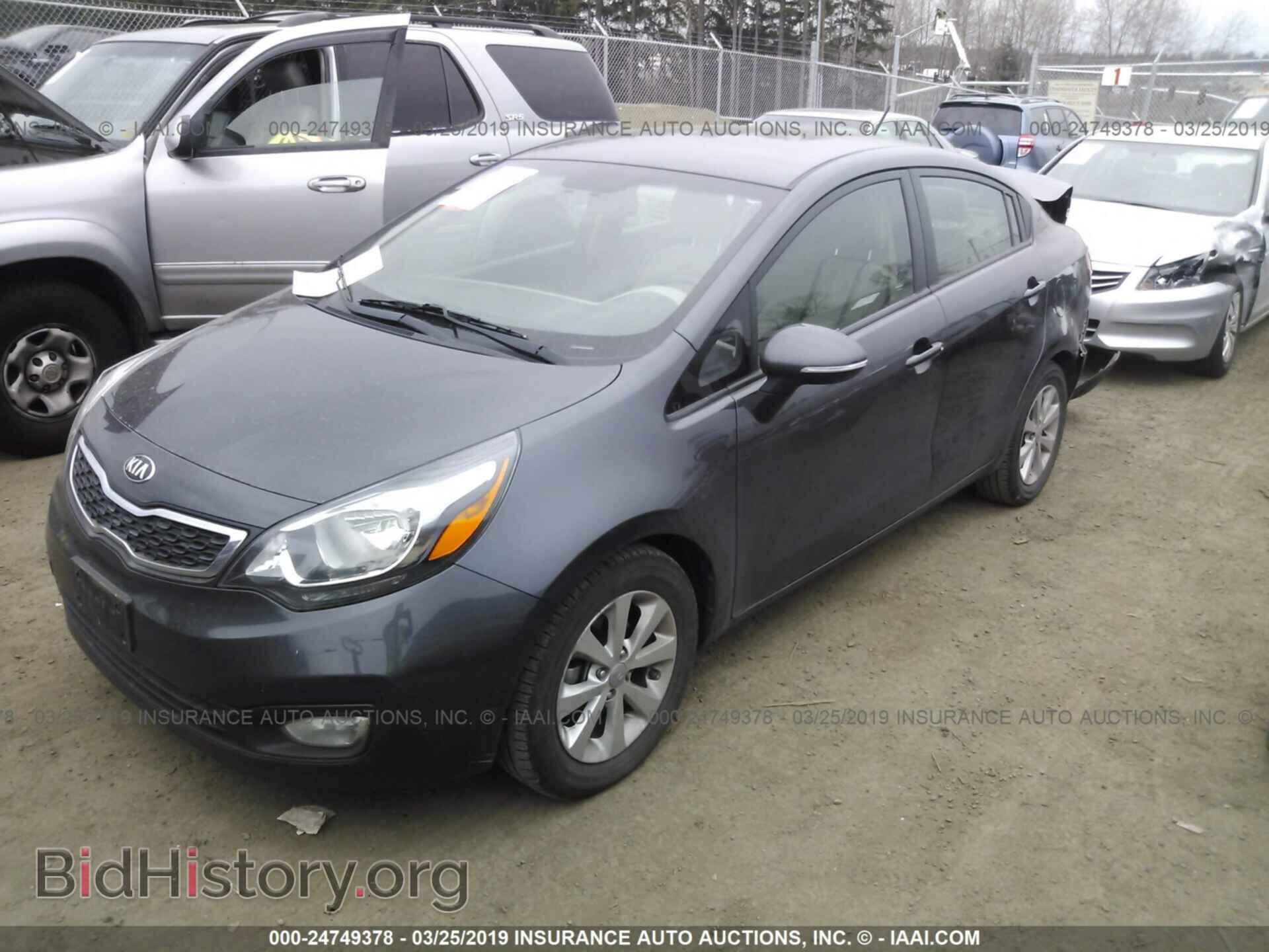 2013 KIA RIO - VIN: KNADN4A33D6196034 - Фото 2
