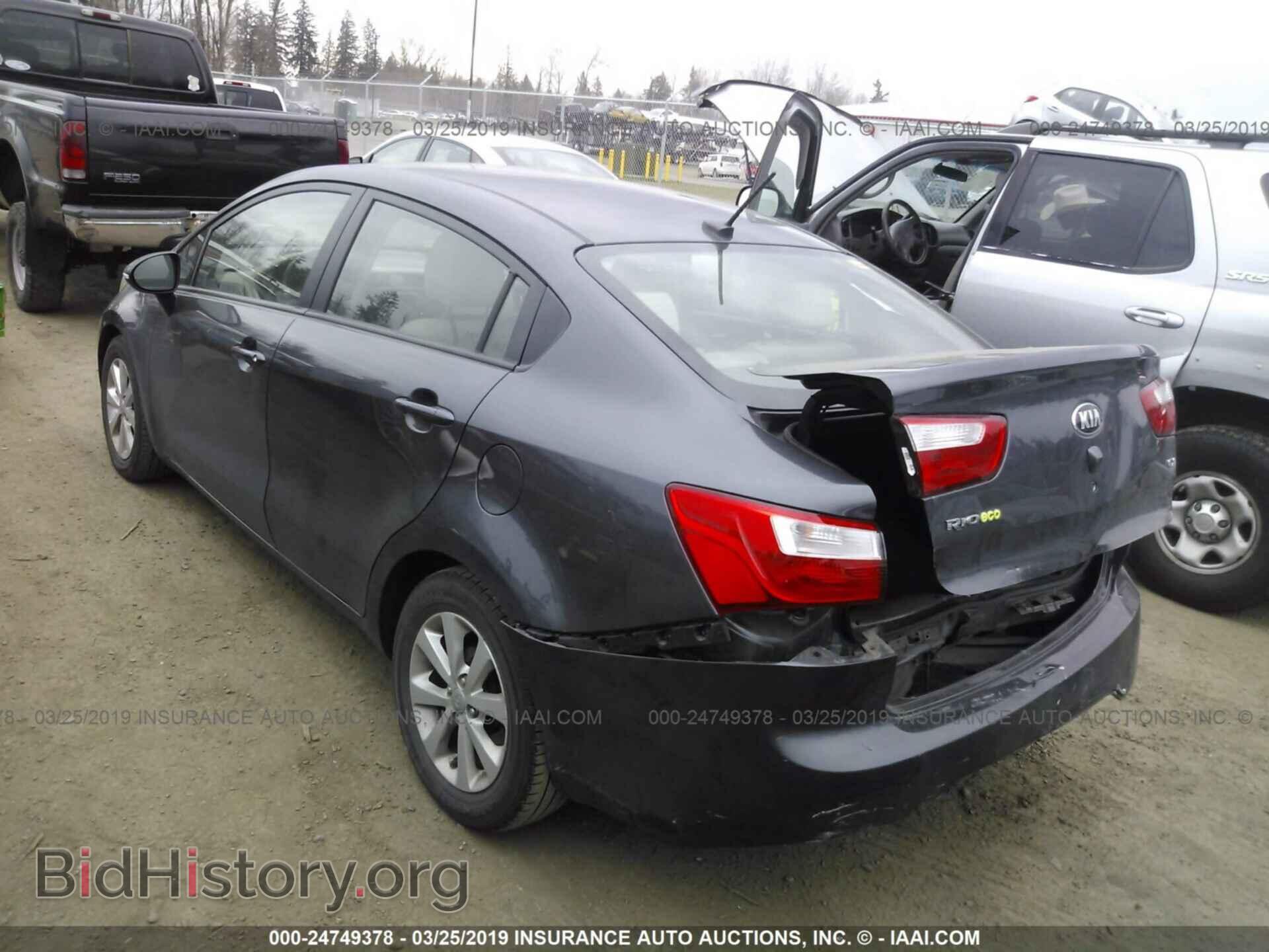 2013 KIA RIO - VIN: KNADN4A33D6196034 - Фото 3