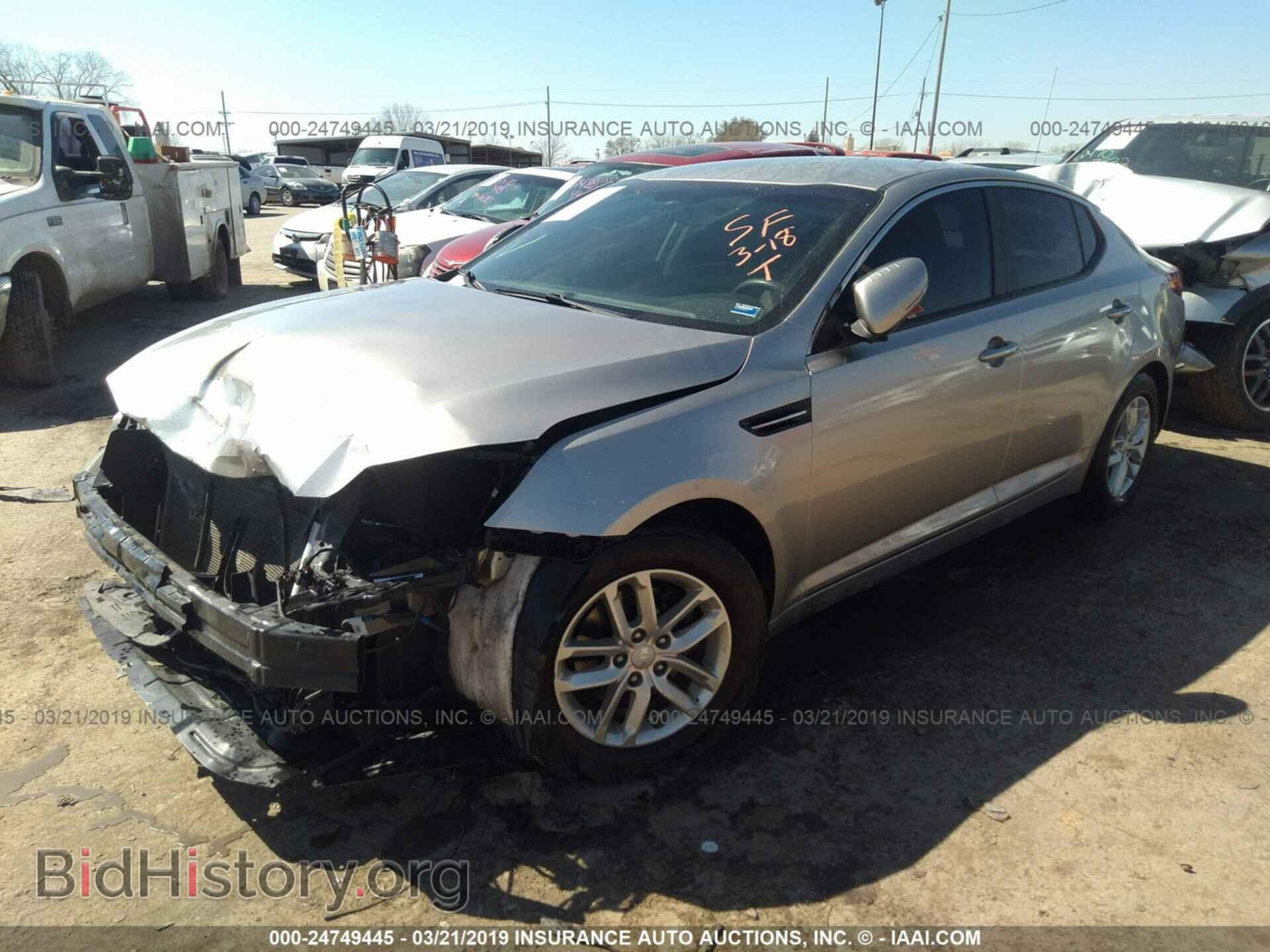 2013 KIA OPTIMA - VIN: KNAGM4A74D5374980 - Фото 2
