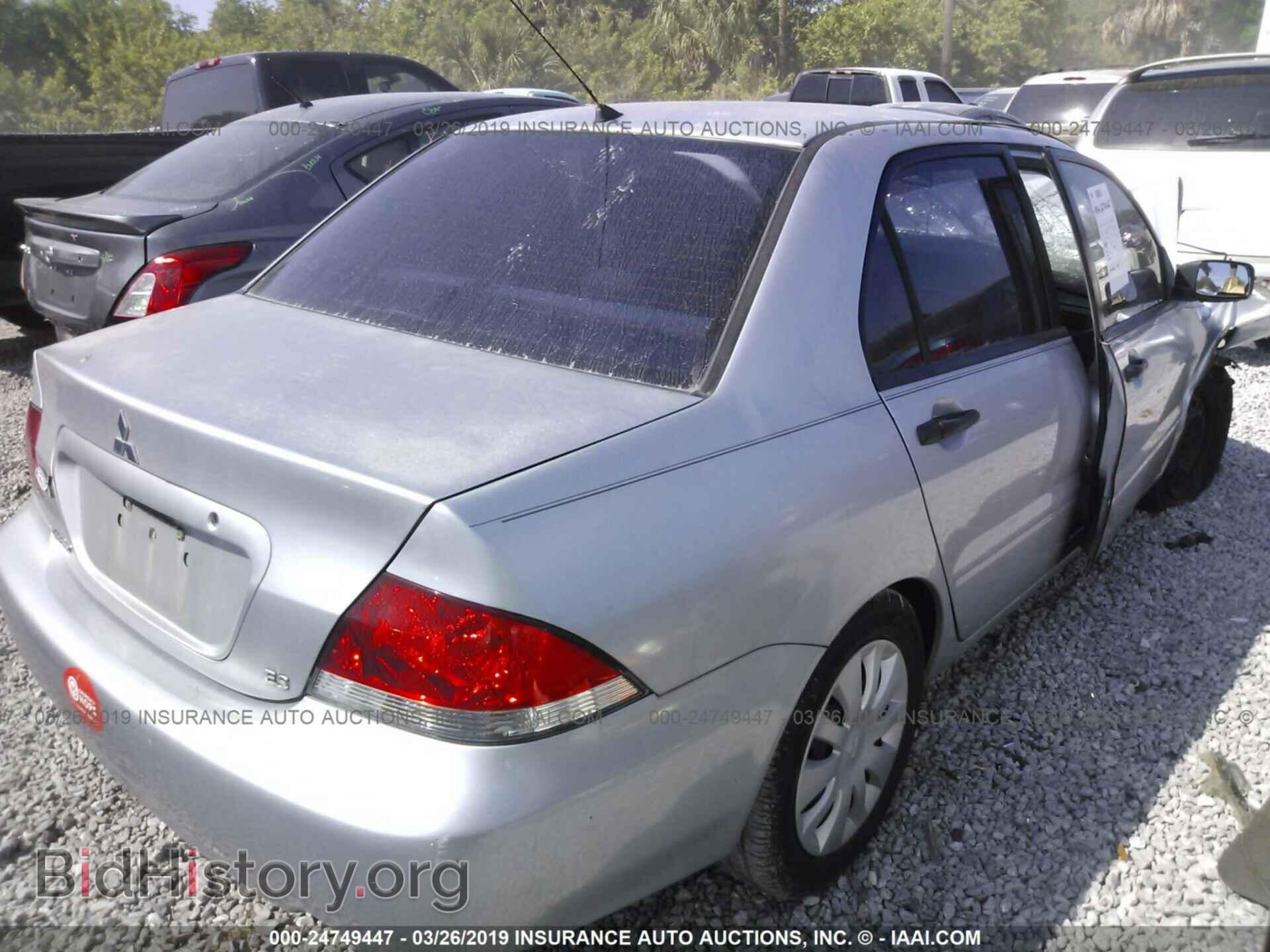 2006 MITSUBISHI LANCER - VIN: JA3AJ26E36U063349 - Фото 4