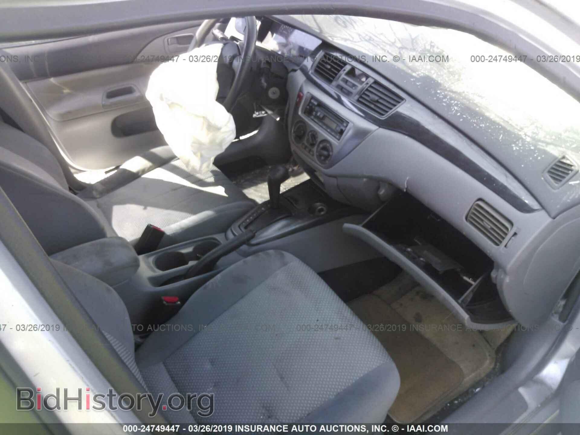 2006 MITSUBISHI LANCER - VIN: JA3AJ26E36U063349 - Фото 5