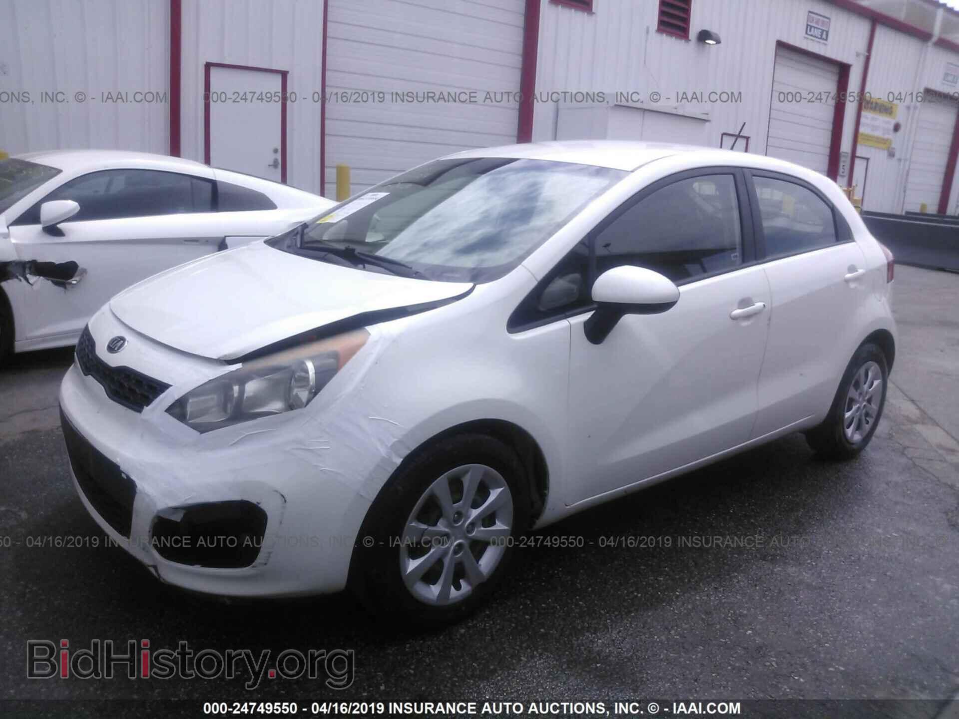 2013 KIA RIO - VIN: KNADM5A31D6307754 - Фото 2