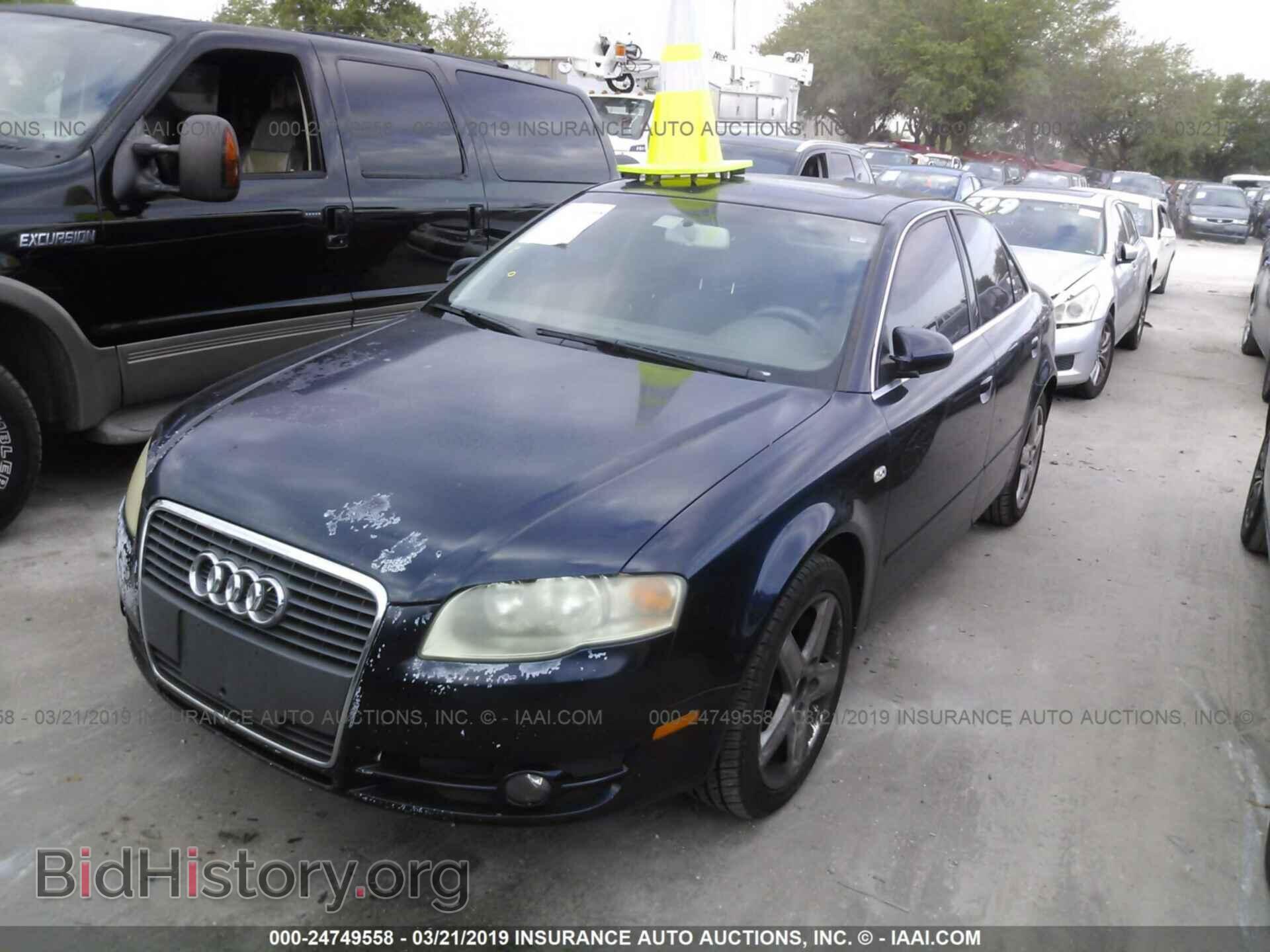 2005 AUDI A4 - VIN: WAUAF78E85A573822 - Фото 2