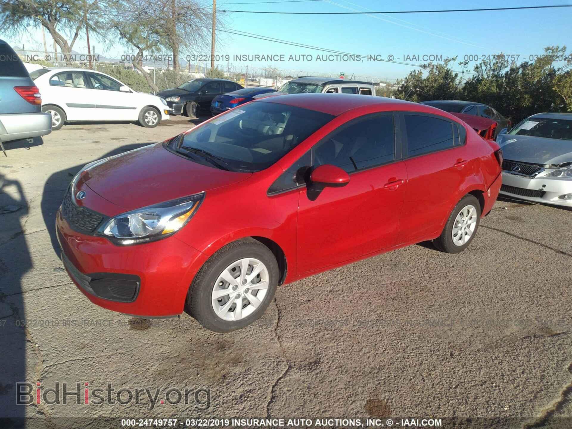 2013 KIA RIO - VIN: KNADM4A32D6140413 - Фото 2