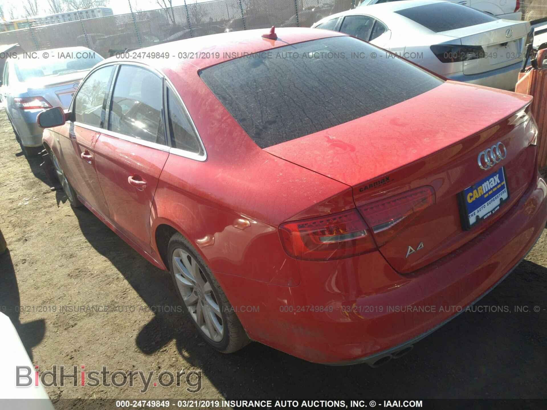 2014 AUDI A4 - VIN: WAUAFAFL6EA018012 - Photo 3