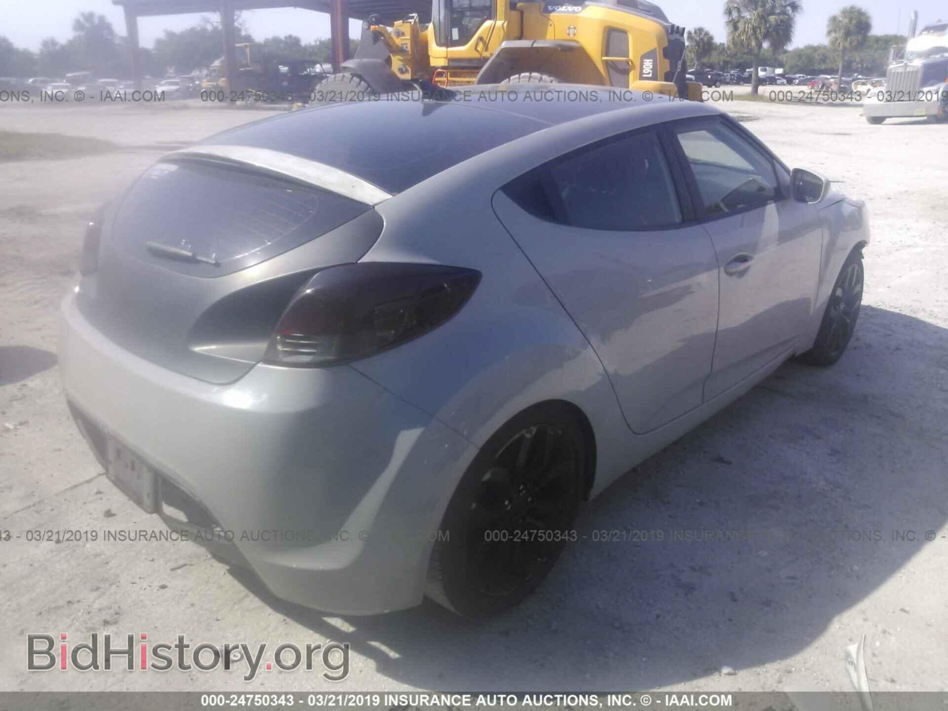 2012 HYUNDAI VELOSTER - VIN: KMHTC6AD0CU035347 - Фото 4
