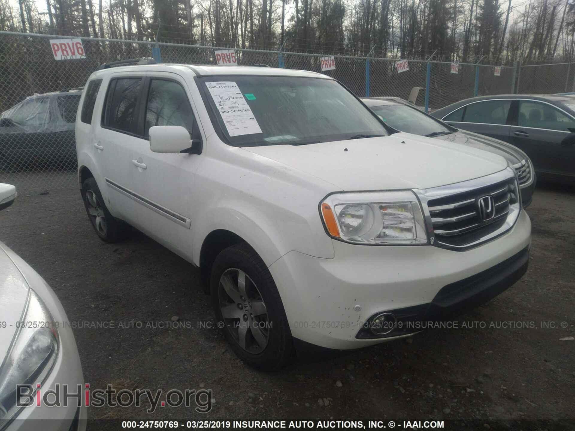 Фотография 5FNYF4H95CB502861 - HONDA PILOT 2012