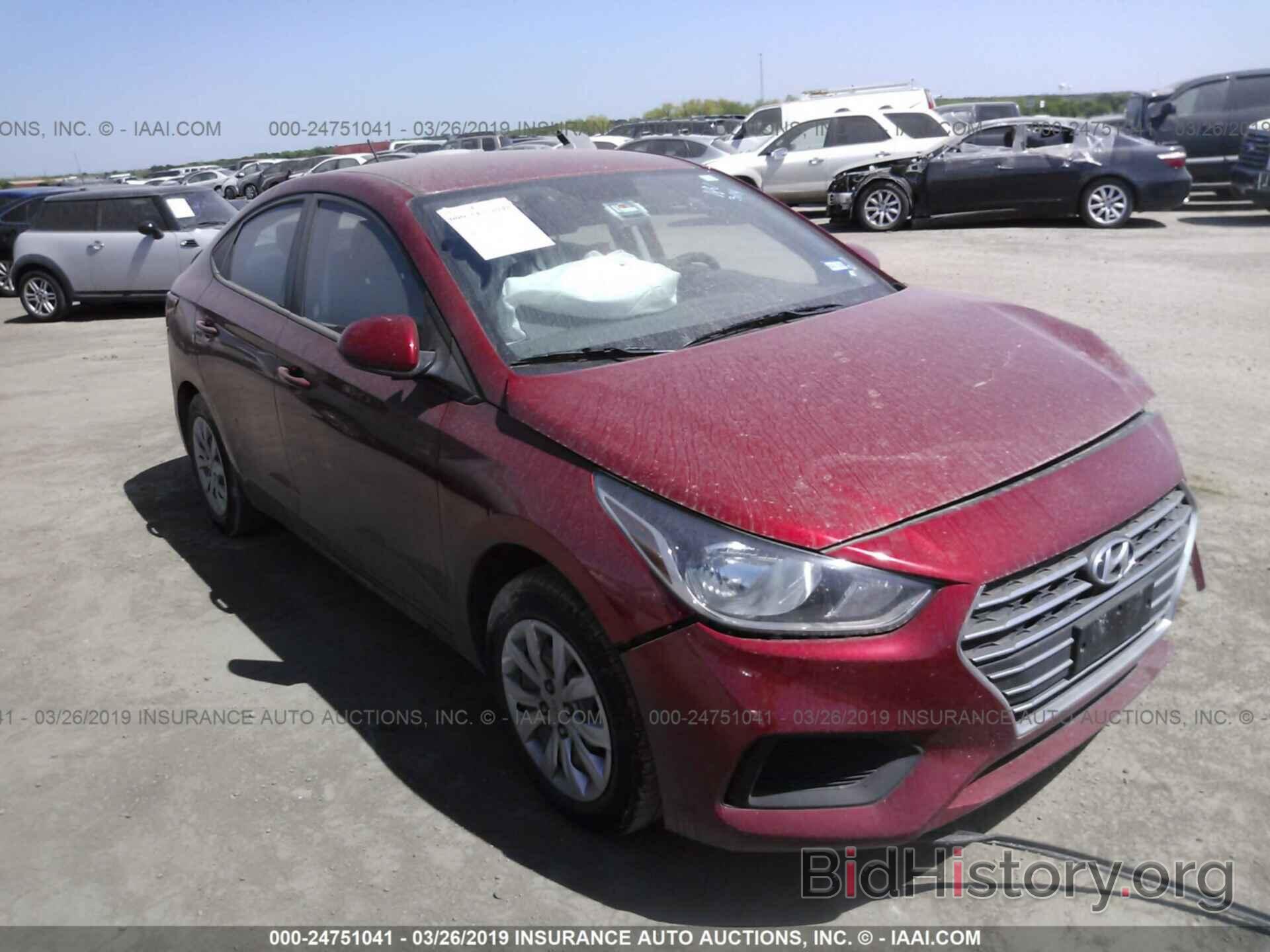 Photo 3KPC24A30KE049457 - HYUNDAI ACCENT 2019