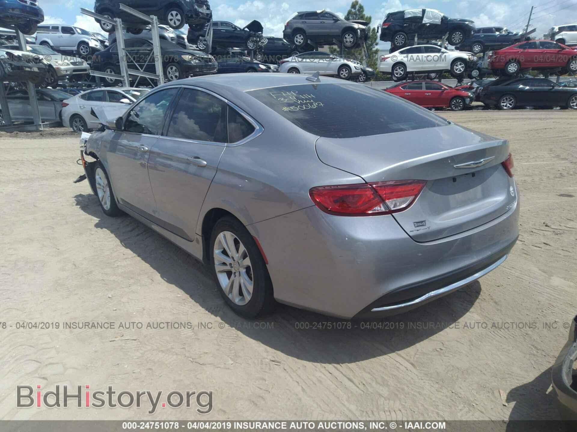 2017 CHRYSLER 200 - VIN: 1C3CCCAB7HN500617 - Фото 3