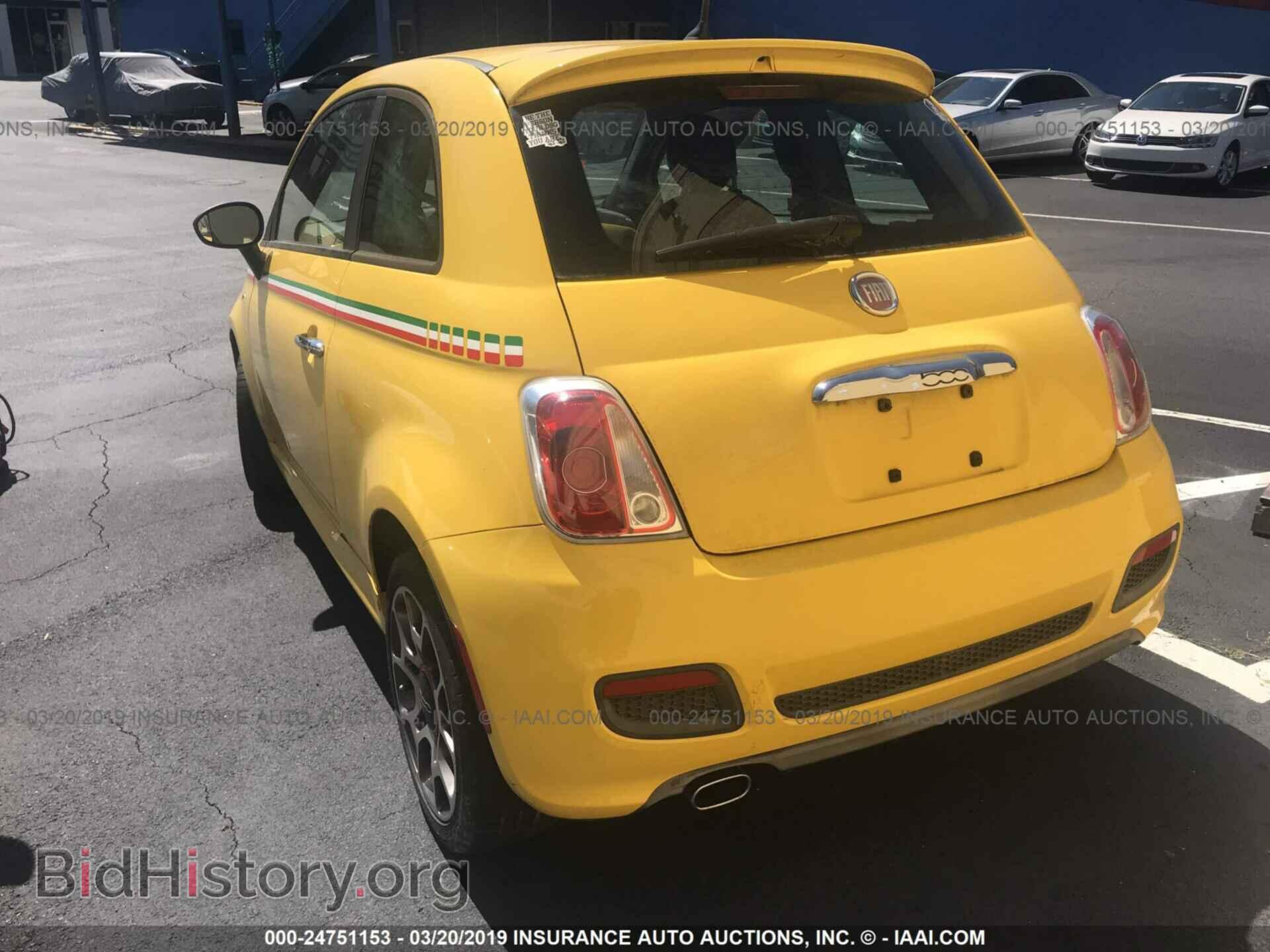 2012 FIAT 500 - VIN: 3C3CFFBR4CT113455 - Фото 3