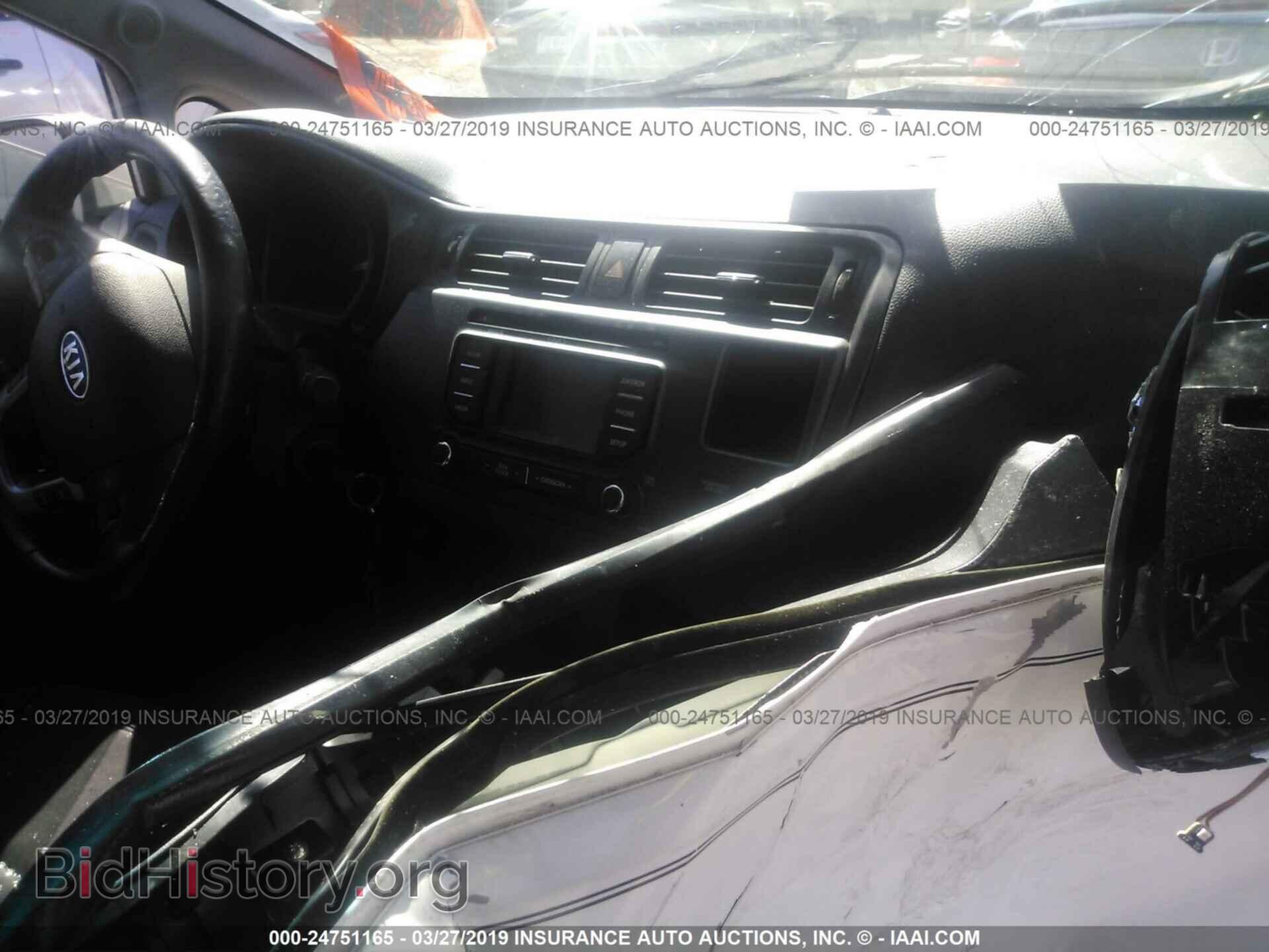2013 KIA RIO - VIN: KNADN4A3XD6116115 - Фото 5