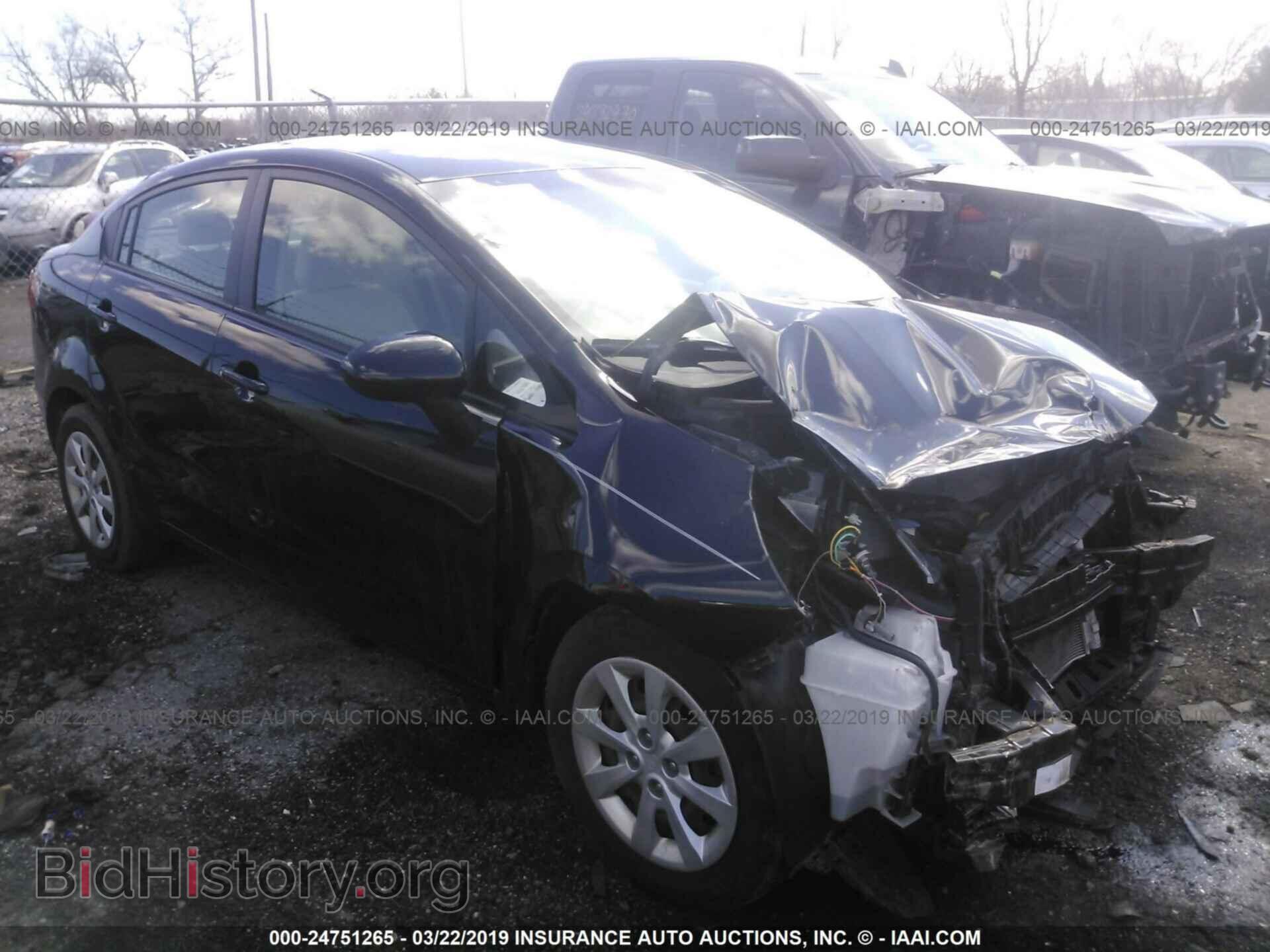 Фотография KNADM4A33C6077160 - KIA RIO 2012