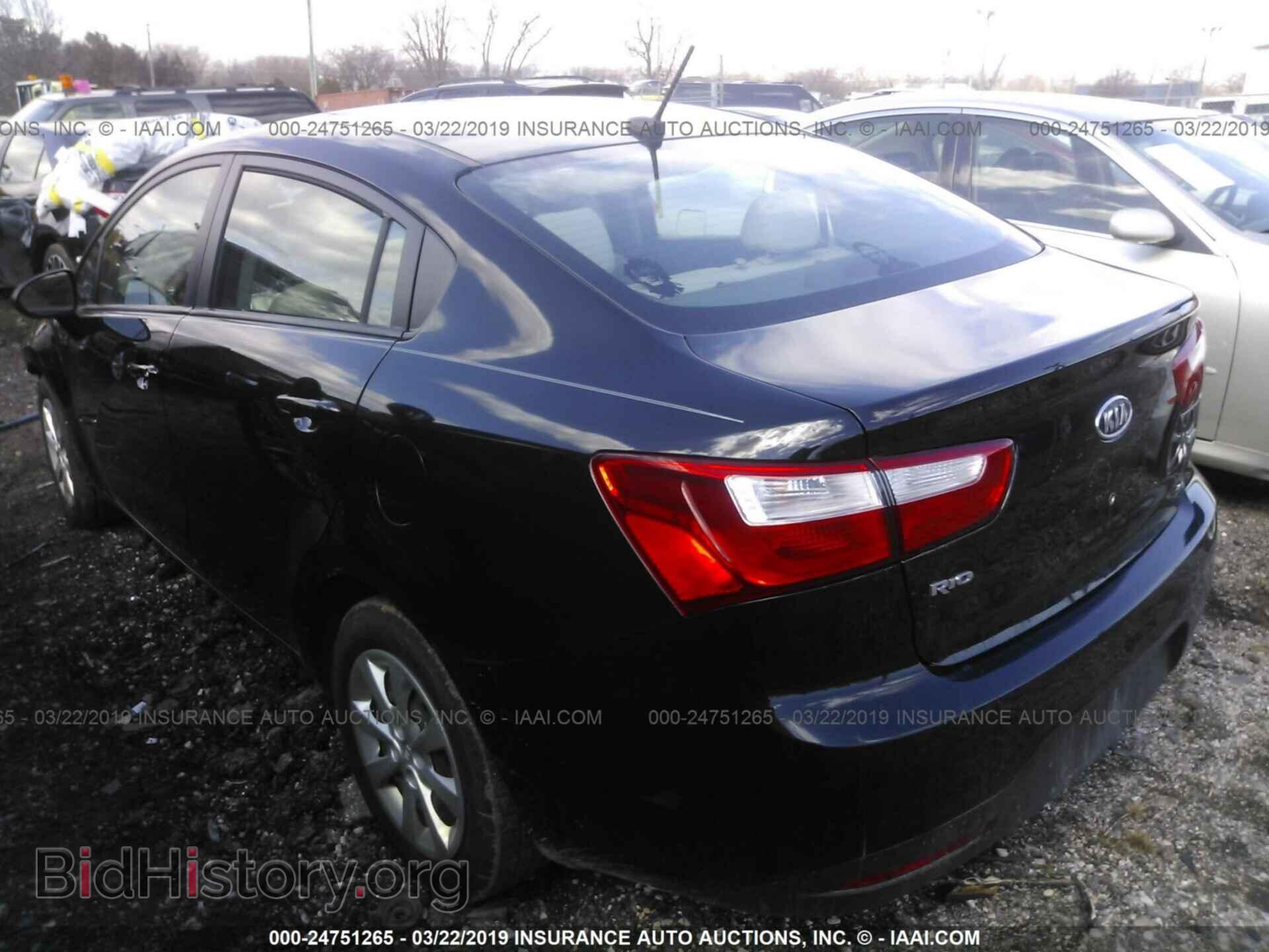 2012 KIA RIO - VIN: KNADM4A33C6077160 - Фото 3