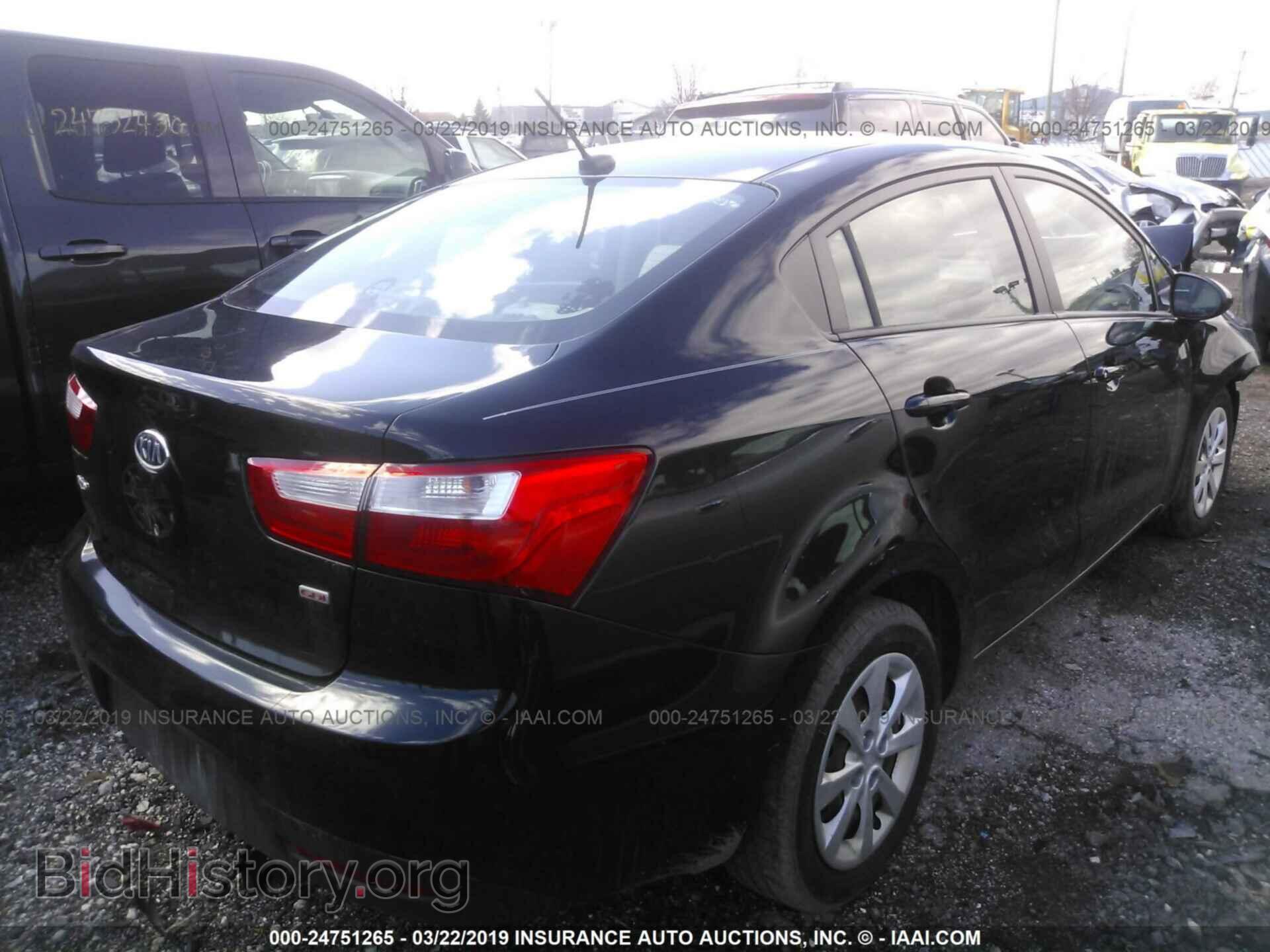 2012 KIA RIO - VIN: KNADM4A33C6077160 - Фото 4
