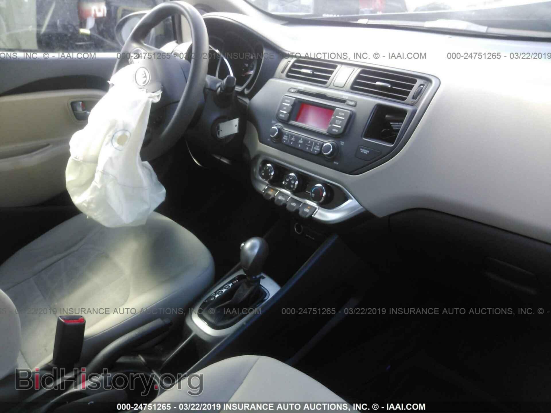 2012 KIA RIO - VIN: KNADM4A33C6077160 - Фото 5