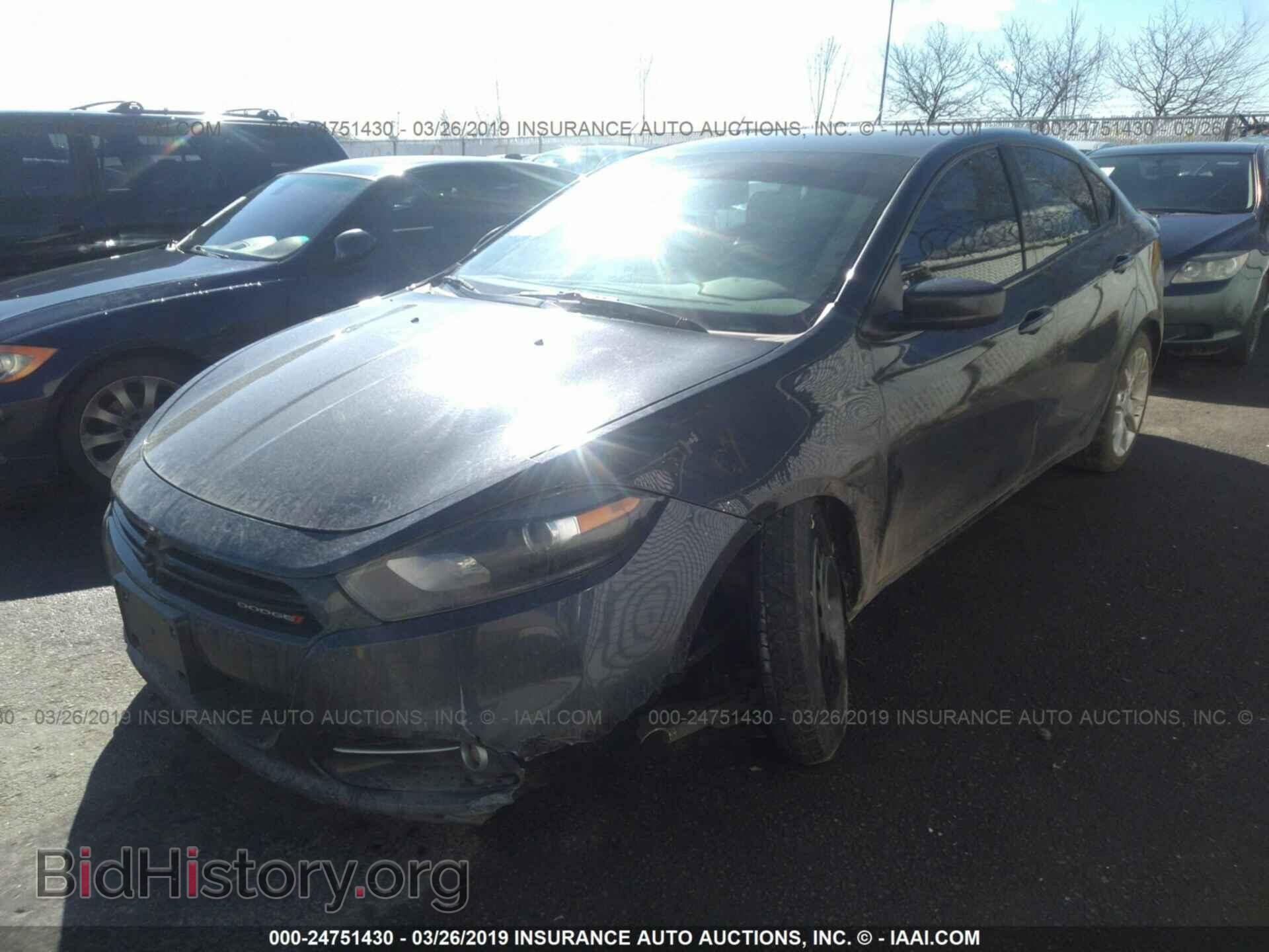 2013 DODGE DART - VIN: 1C3CDFBA1DD325768 - Фото 2